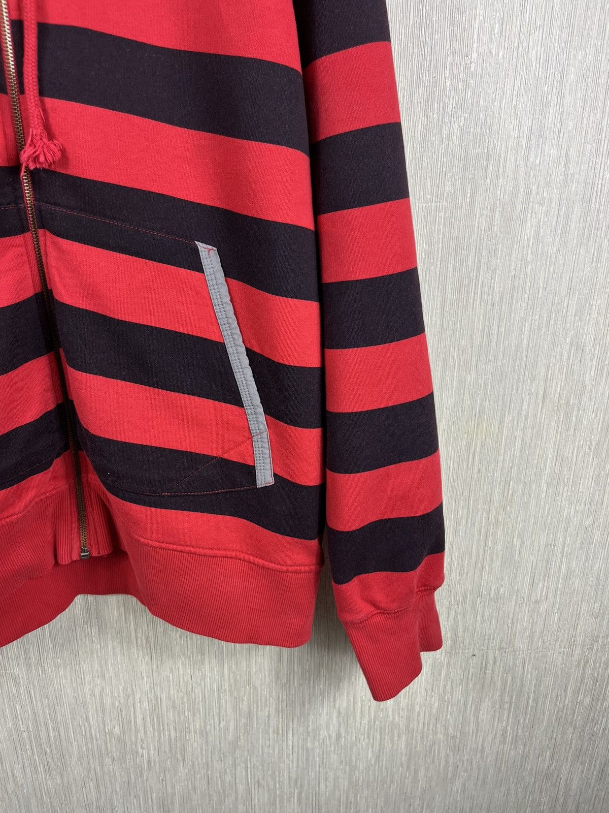 Helly Hansen × Seditionaries × Vintage Vintage Helly Hanse y2k zip hoodie striped sweatshirt Size US M / EU 48-50 / 2 - 6 Thumbnail