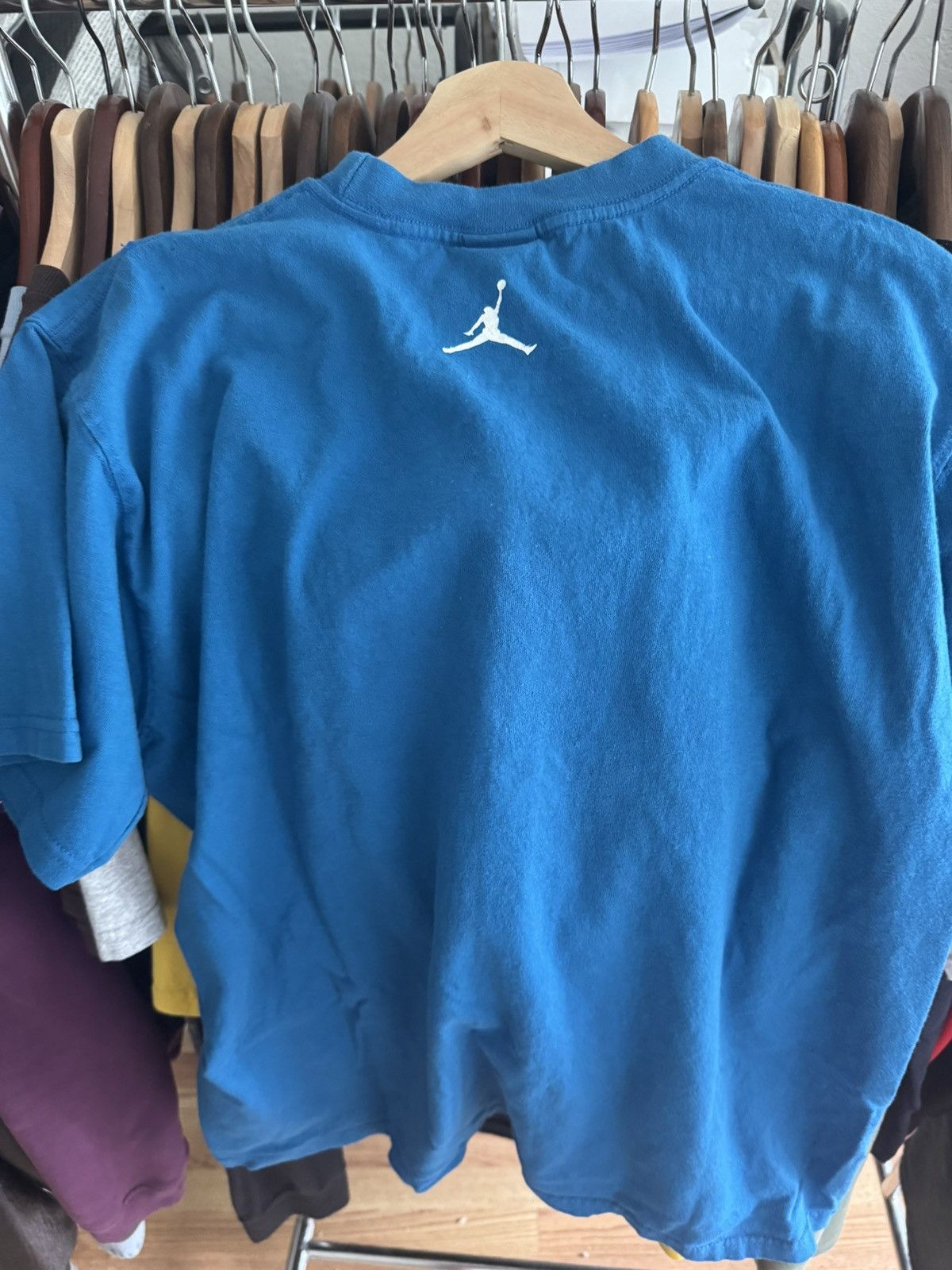 Jordan Brand Jordan 4 Retro Military Blue tee Size US XL / EU 56 / 4 - 3 Thumbnail