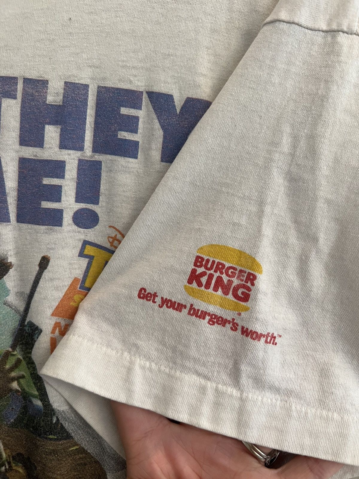 Fruit Of The Loom VINTAGE 1995 TOY STORY MOVIE PROMO SHIRT Size US XL / EU 56 / 4 - 3 Thumbnail