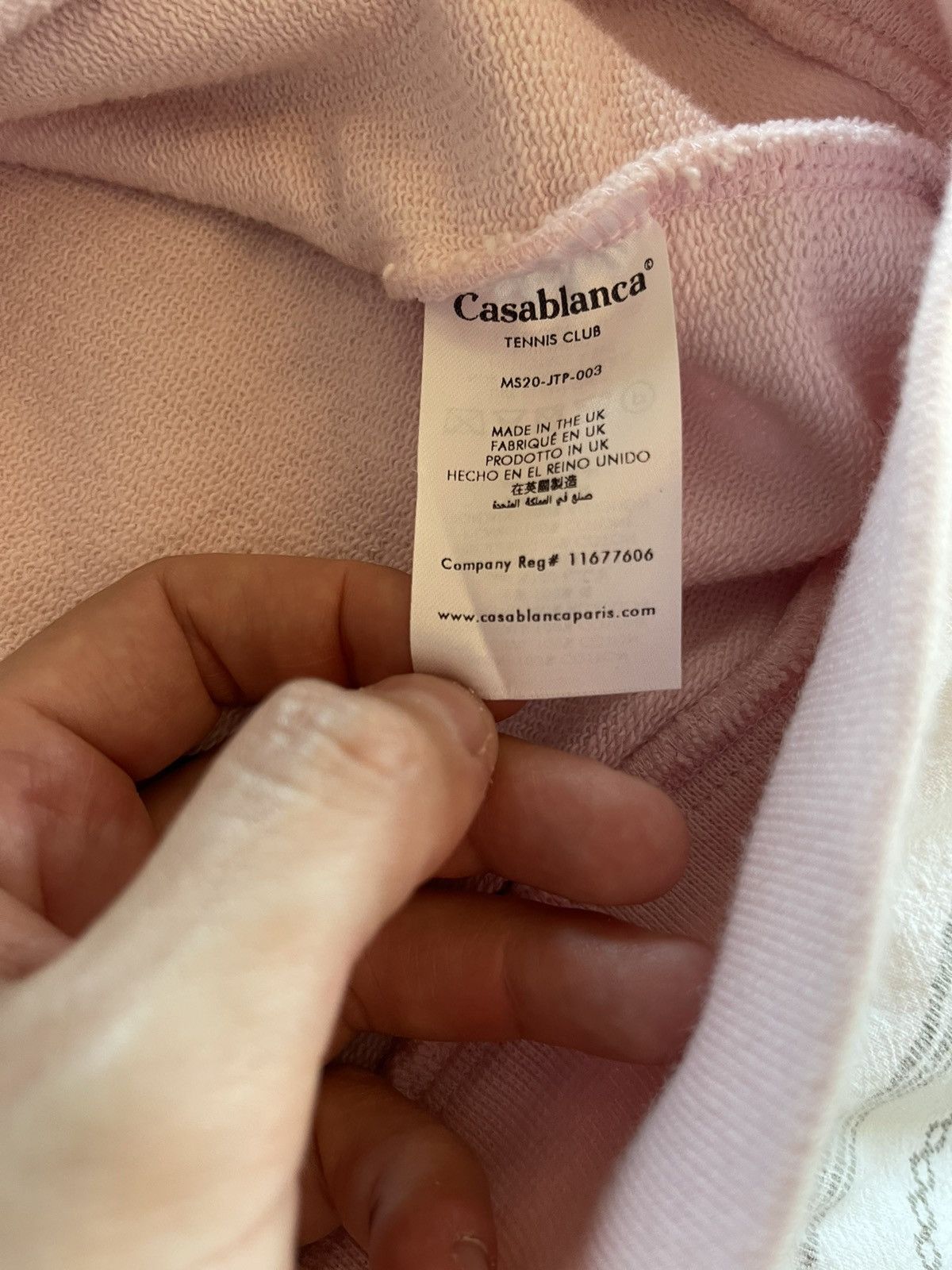 Casablanca Light Pink Casa Hoodie Size US XL / EU 56 / 4 - 6 Thumbnail