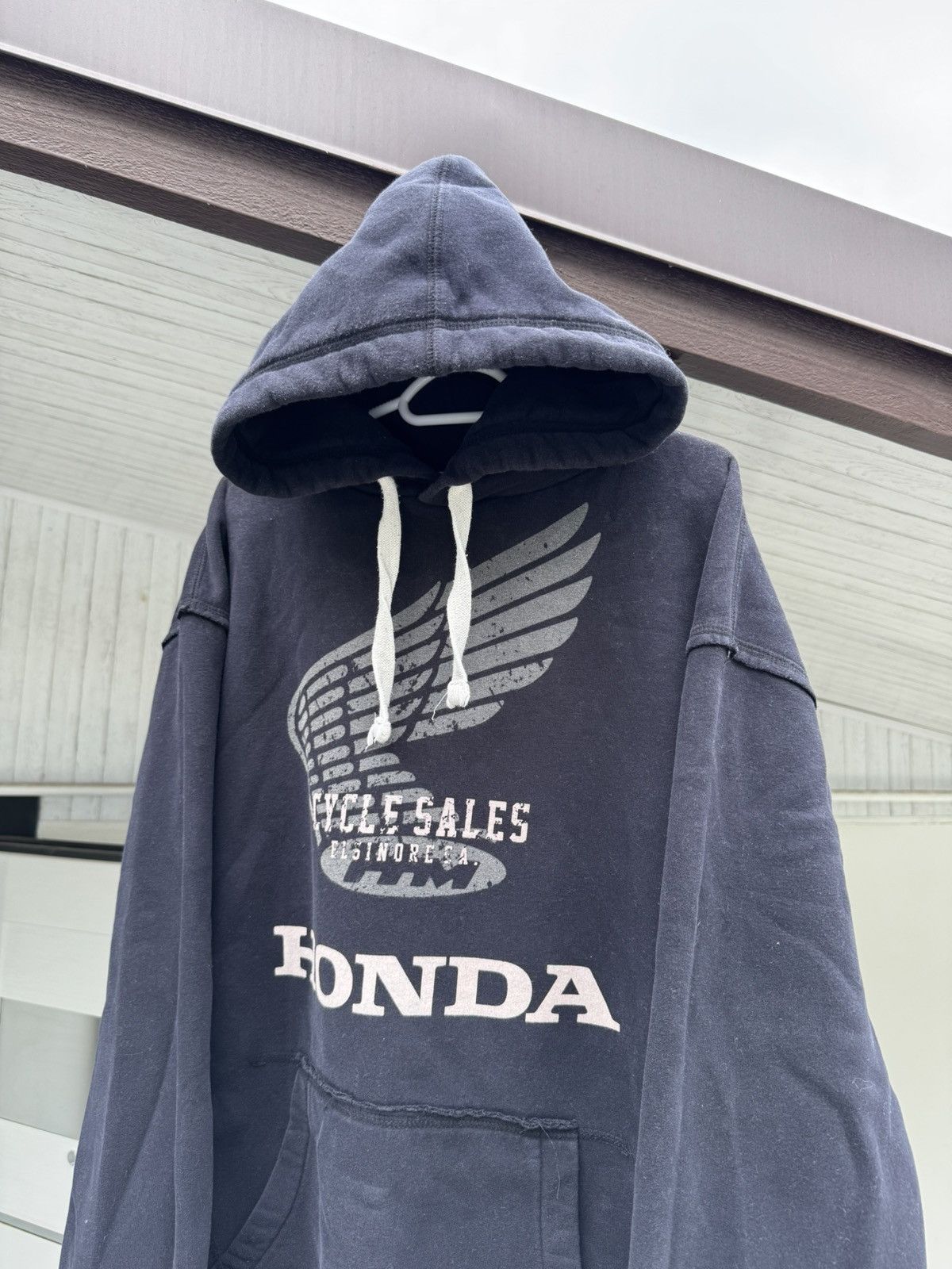 Honda × Vintage Vintage Racing Hoodie Honda Black Size US L / EU 52-54 / 3 - 2 Thumbnail