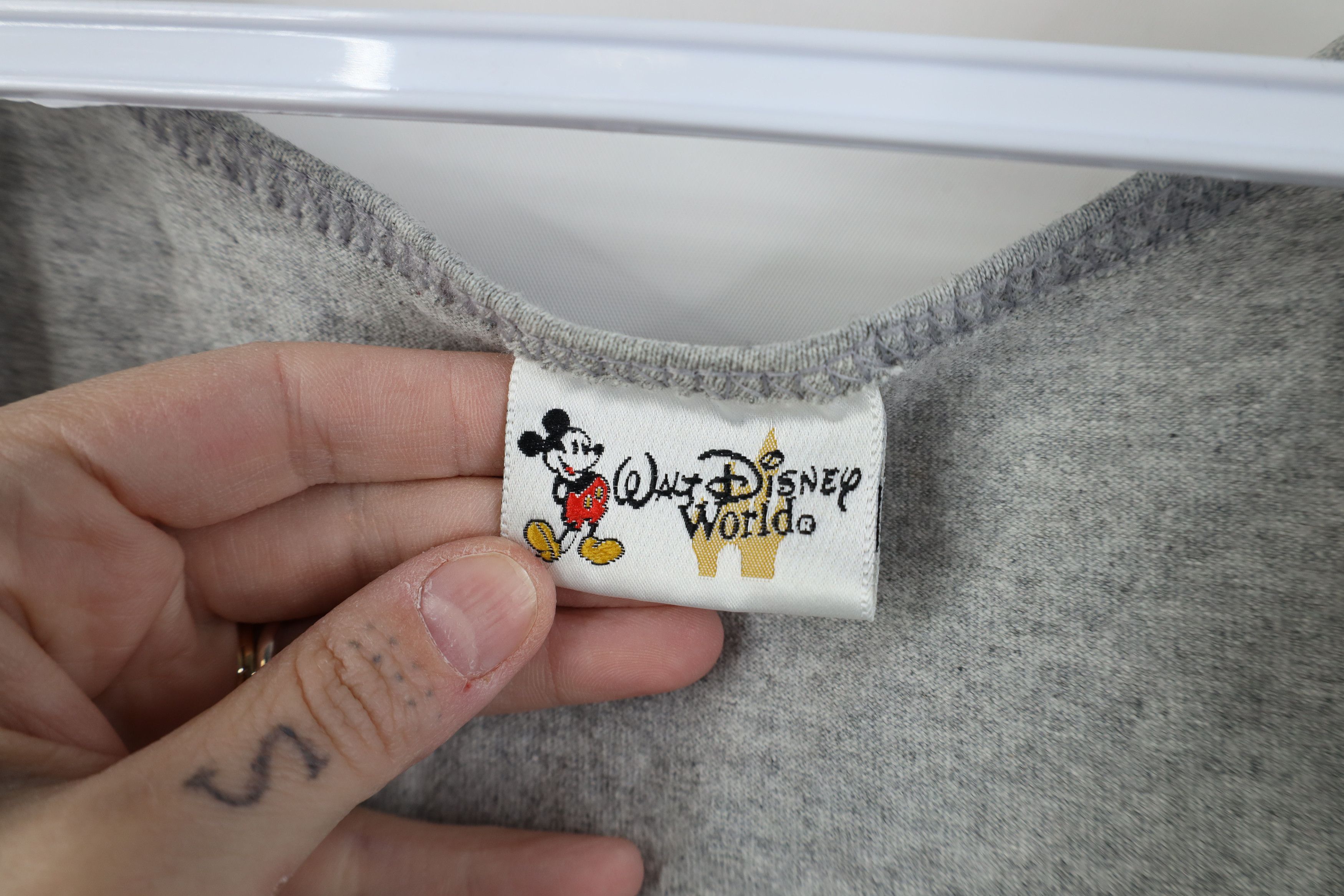 Disney Vintage 90s Disney MGM Studios Tank Top T-Shirt Heather Gray Size US XL / EU 56 / 4 - 8 Thumbnail