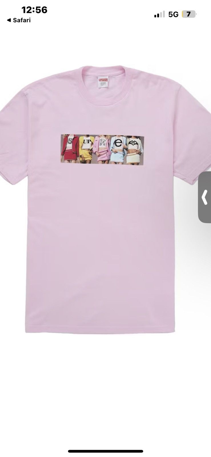 Supreme Supreme Pink Girls Tee Size US L / EU 52-54 / 3 - 2 Thumbnail