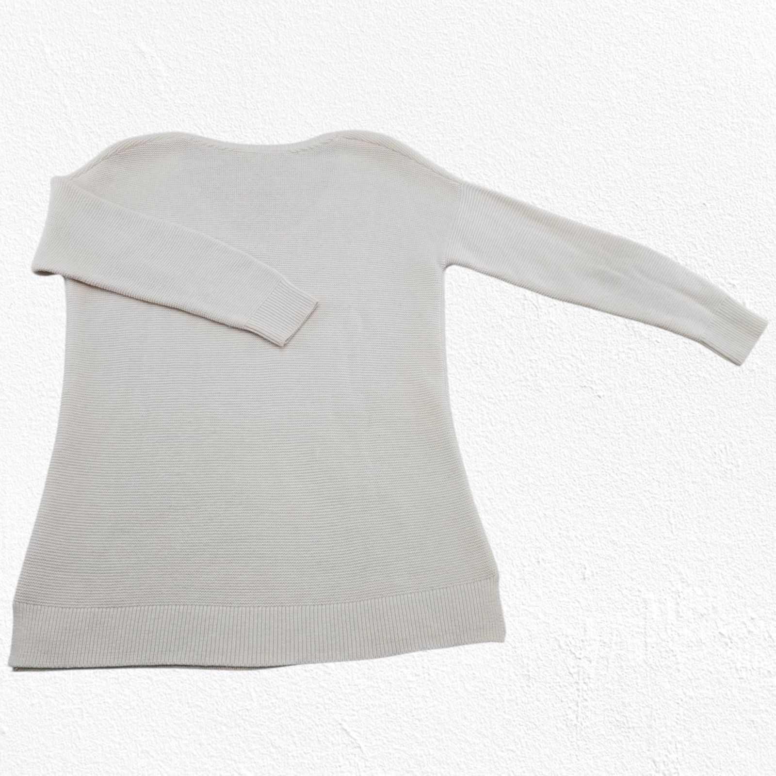 Boden Boden Cream Wool Blend Minimalist V-Neck Sweater Size Medium Size M / US 6-8 / IT 42-44 - 7 Thumbnail