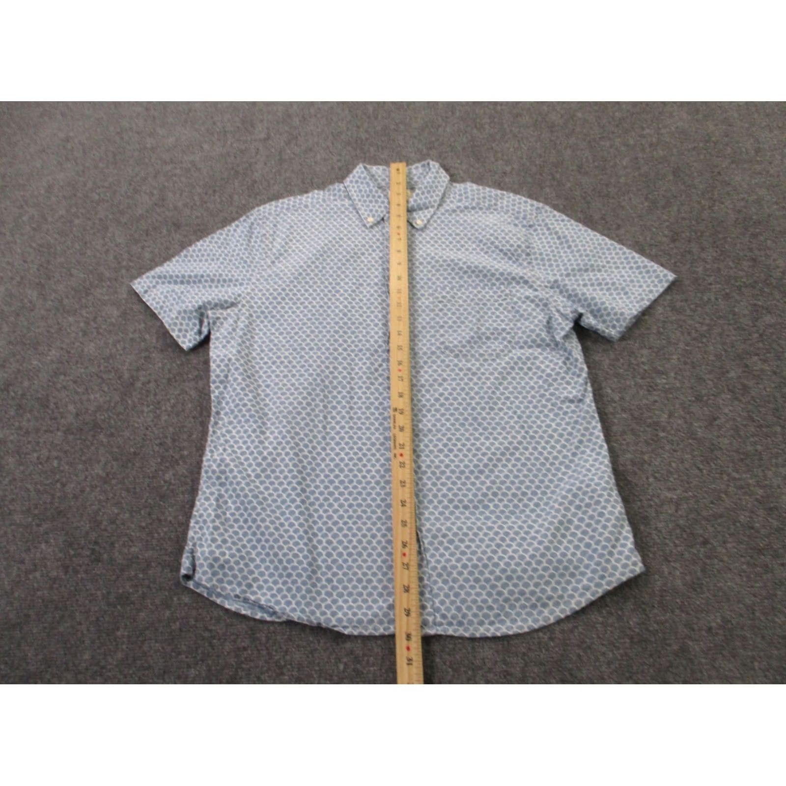 Faherty Faherty Shirt Mens M Blue Work Outdoors Casual Classic Business Size US M / EU 48-50 / 2 - 3 Thumbnail