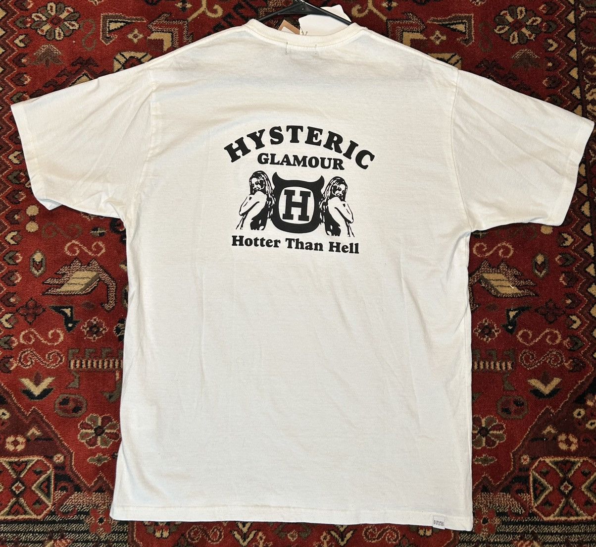 Hysteric Glamour Hysteric Glamour hotter than hell t shirt Size US XL / EU 56 / 4 - 2 Thumbnail