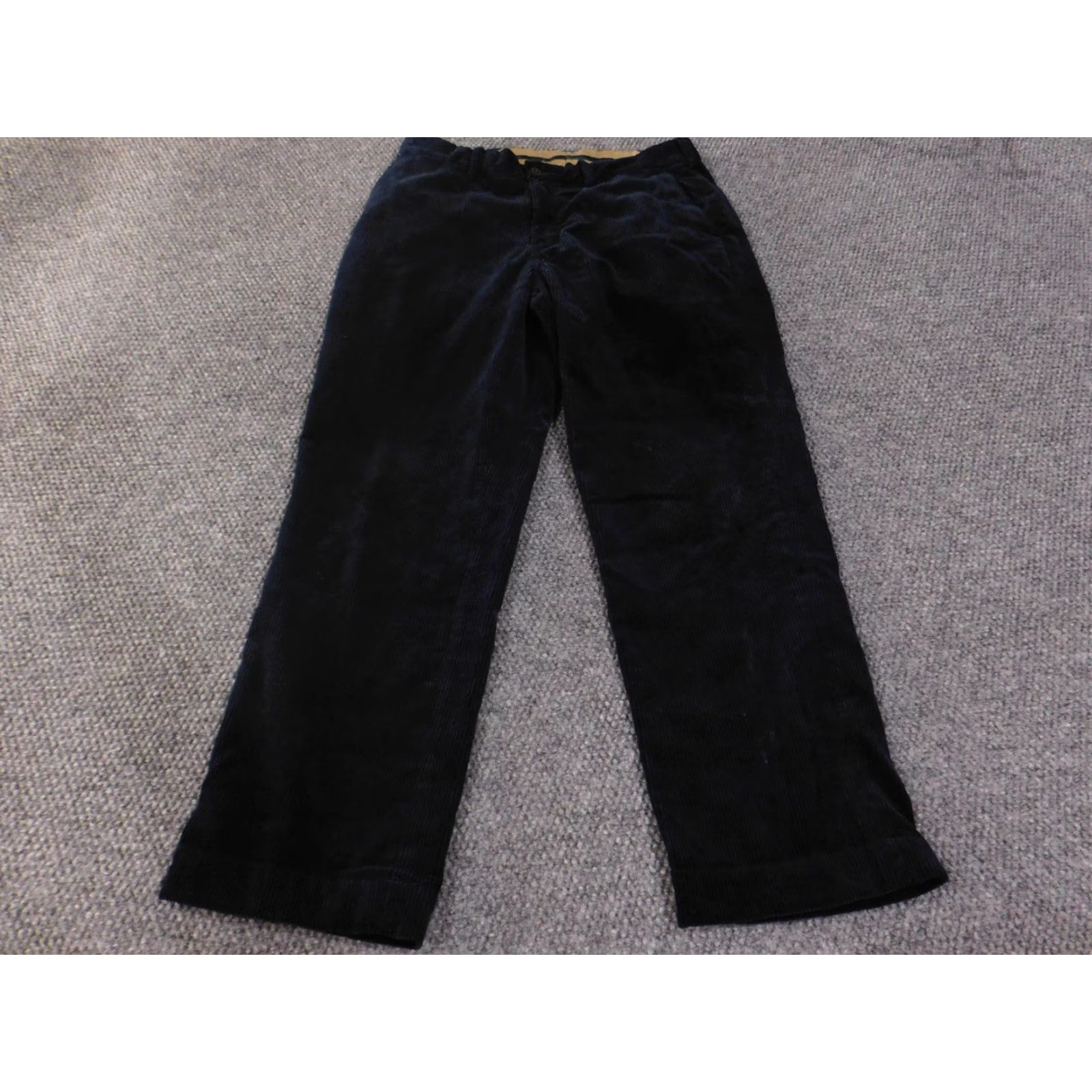 Polo Ralph Lauren Polo Ralph Lauren Pants Mens 34x30 Navy Blue Corduroy Preston Pant Classic Fit Size US S / EU 44-46 / 1 - 2 Thumbnail