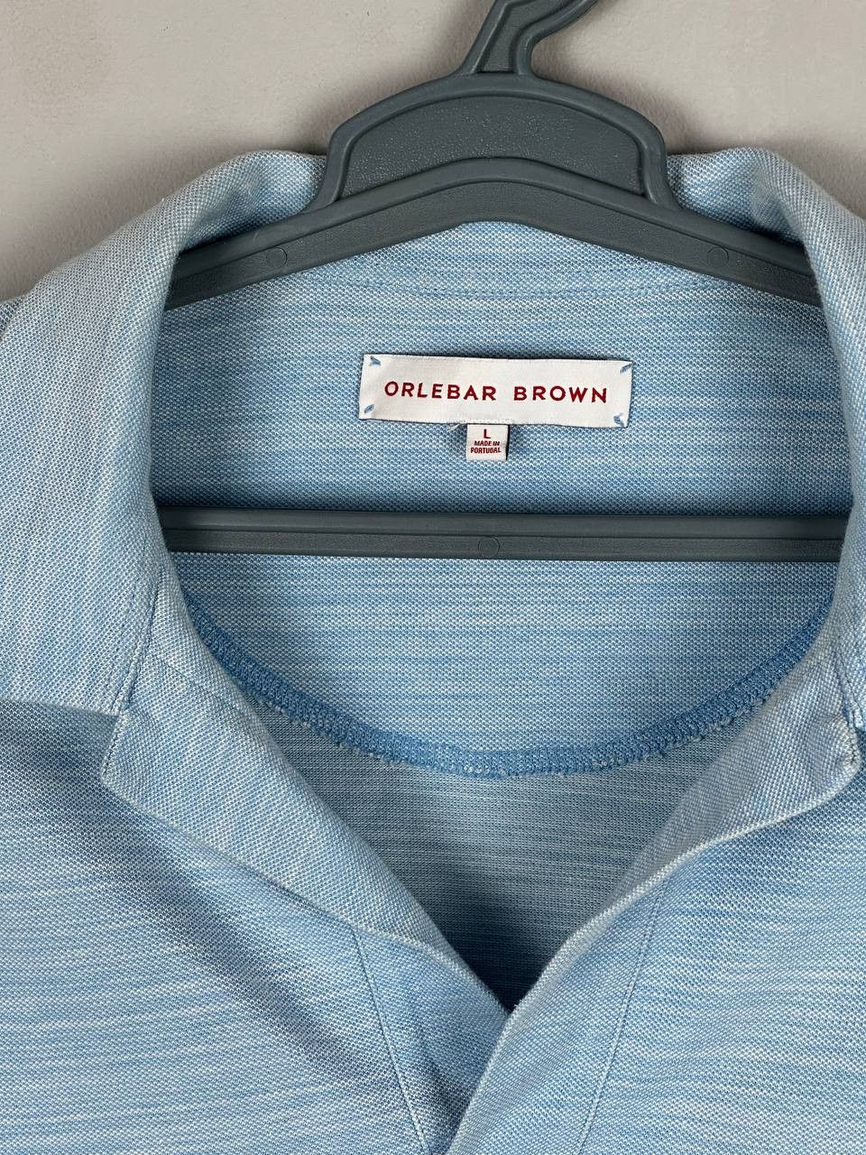 Orlebar Brown Orlebar Brown Blue Luxury Camp Collar Polo T Shirt Size US L / EU 52-54 / 3 - 4 Thumbnail