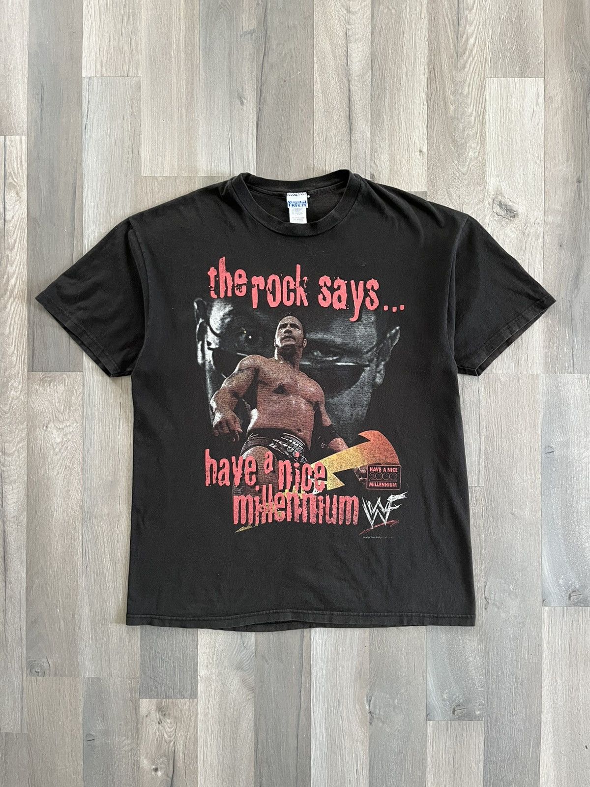 ‘00 The Rock “Have a Nice Millenium” WWF Tee