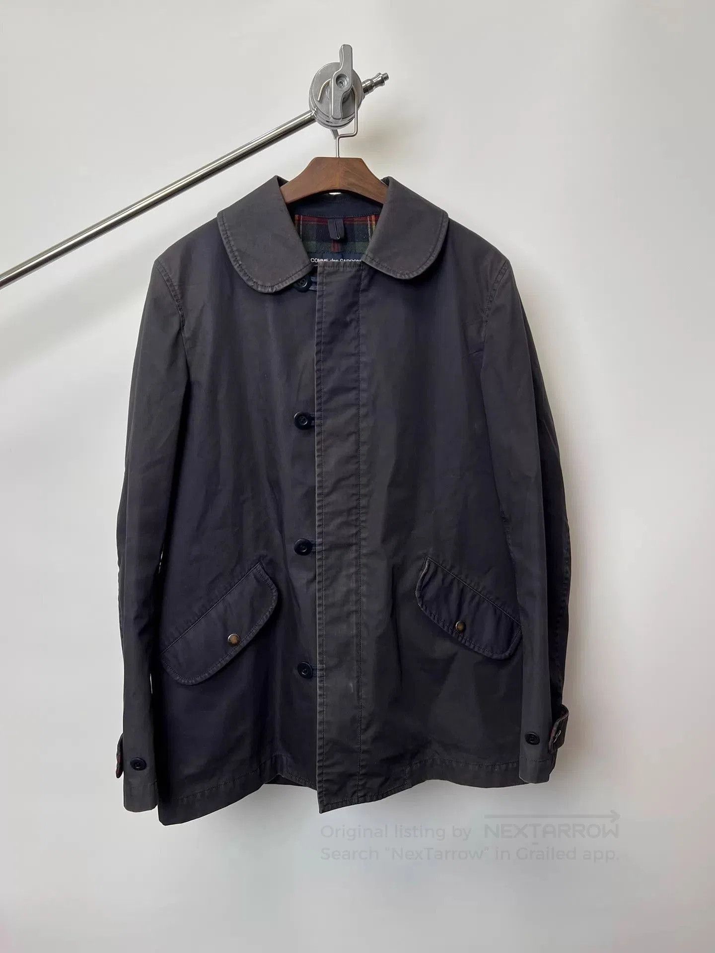 Comme des Garcons Black Button-Up Light Jacket Size M. Size US M / EU 48-50 / 2 - 2 Thumbnail