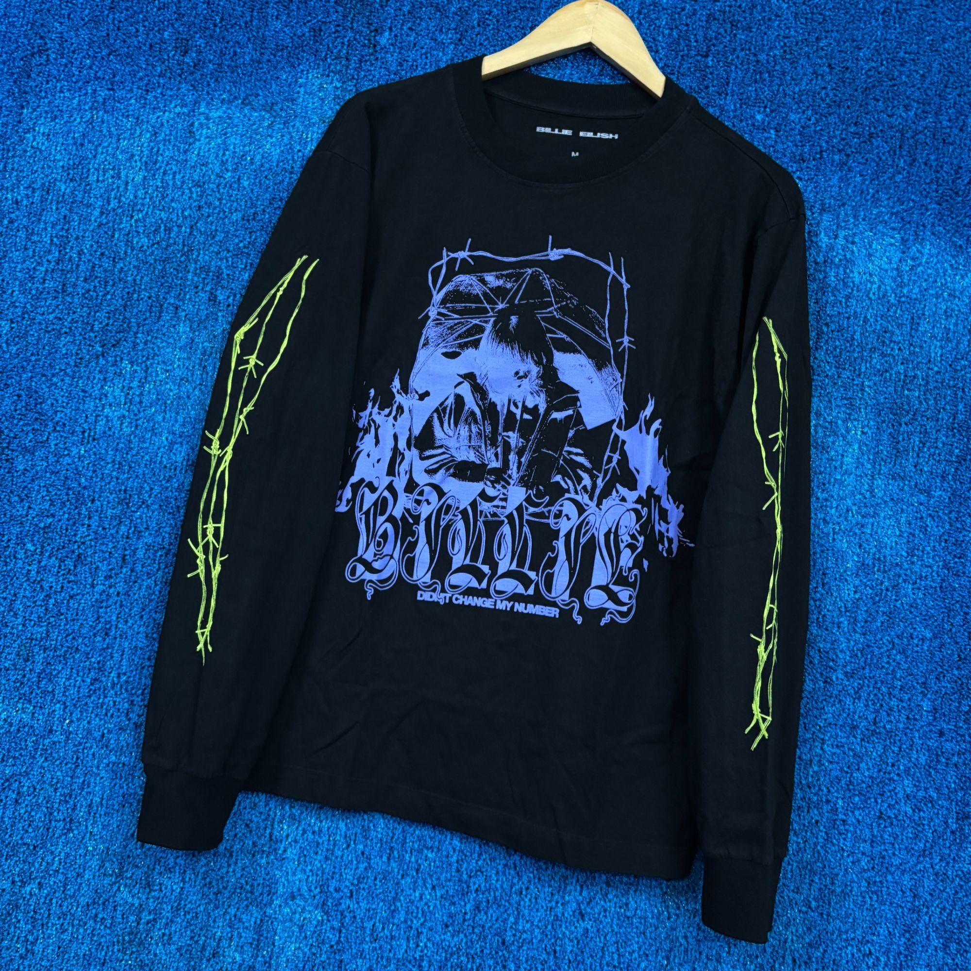 Billie Eilish Billie Eilish I Didnt Change My Number Popstar Long Sleeve M Size US M / EU 48-50 / 2 - 3 Thumbnail