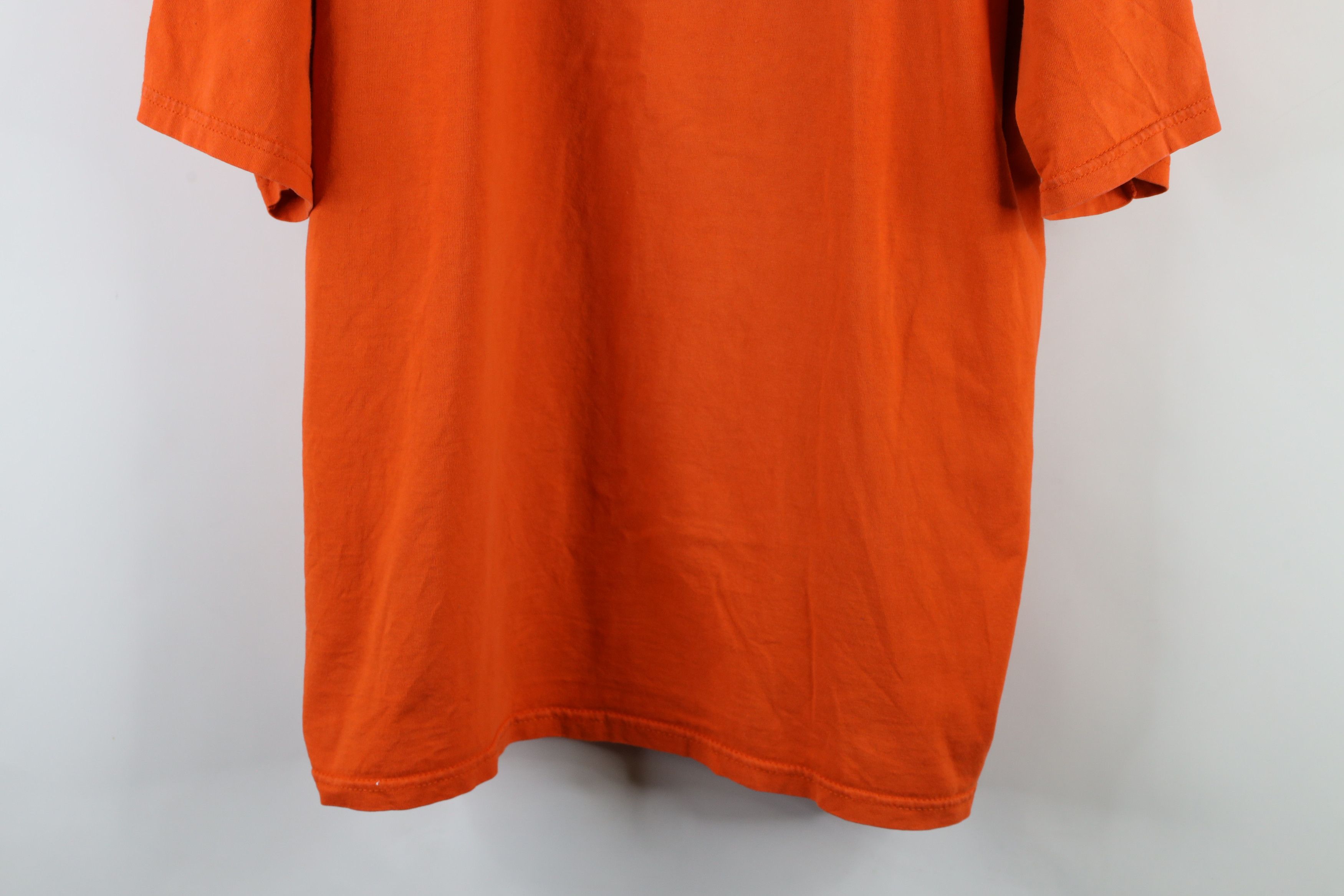 Vintage Vintage 90s Streetwear New York City Jail T-Shirt Orange Size US XXL / EU 58 / 5 - 3 Thumbnail