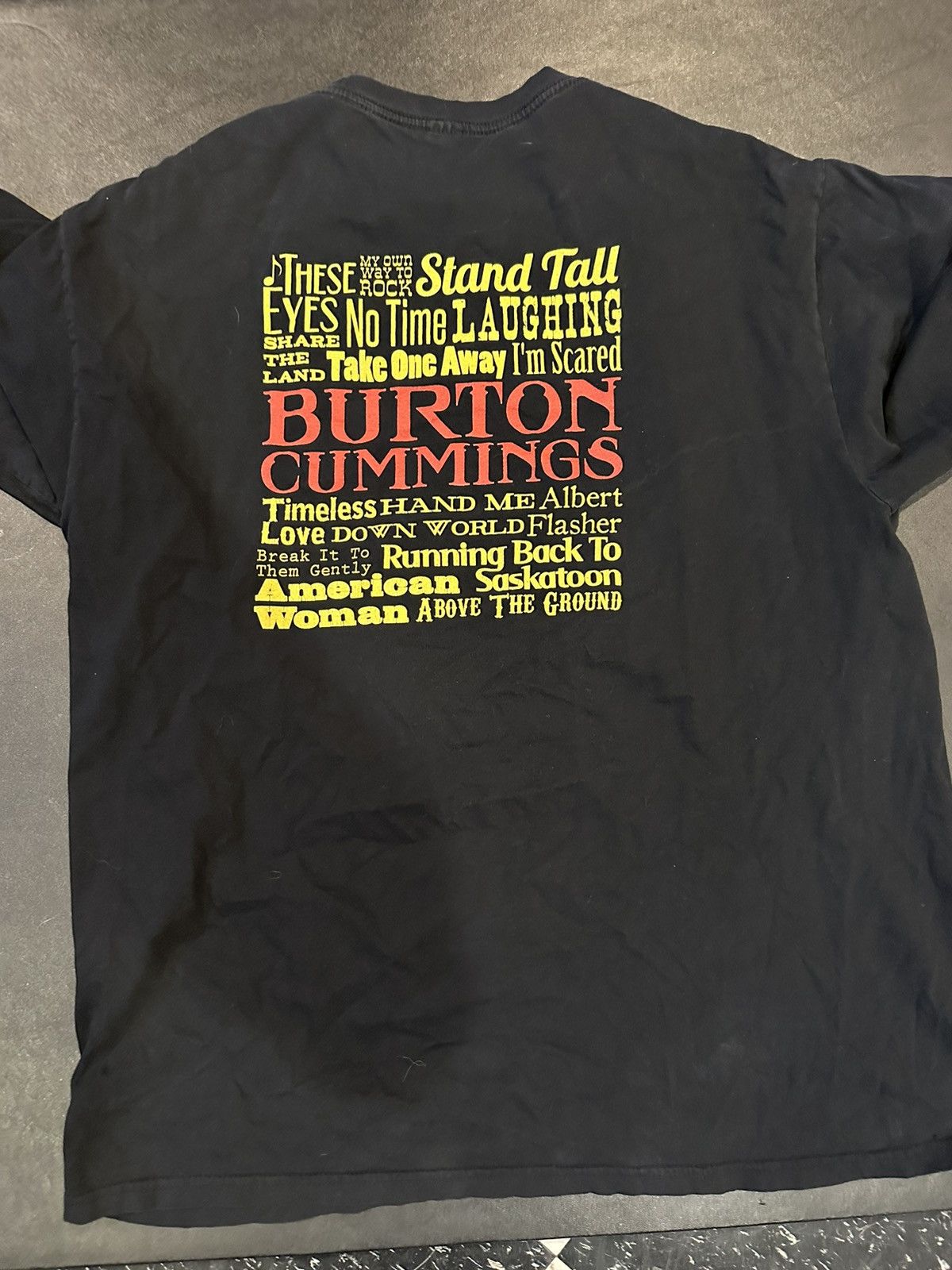 Band Tees × Vintage Vintage Burton Cummings Band Tee Size US XL / EU 56 / 4 - 2 Thumbnail