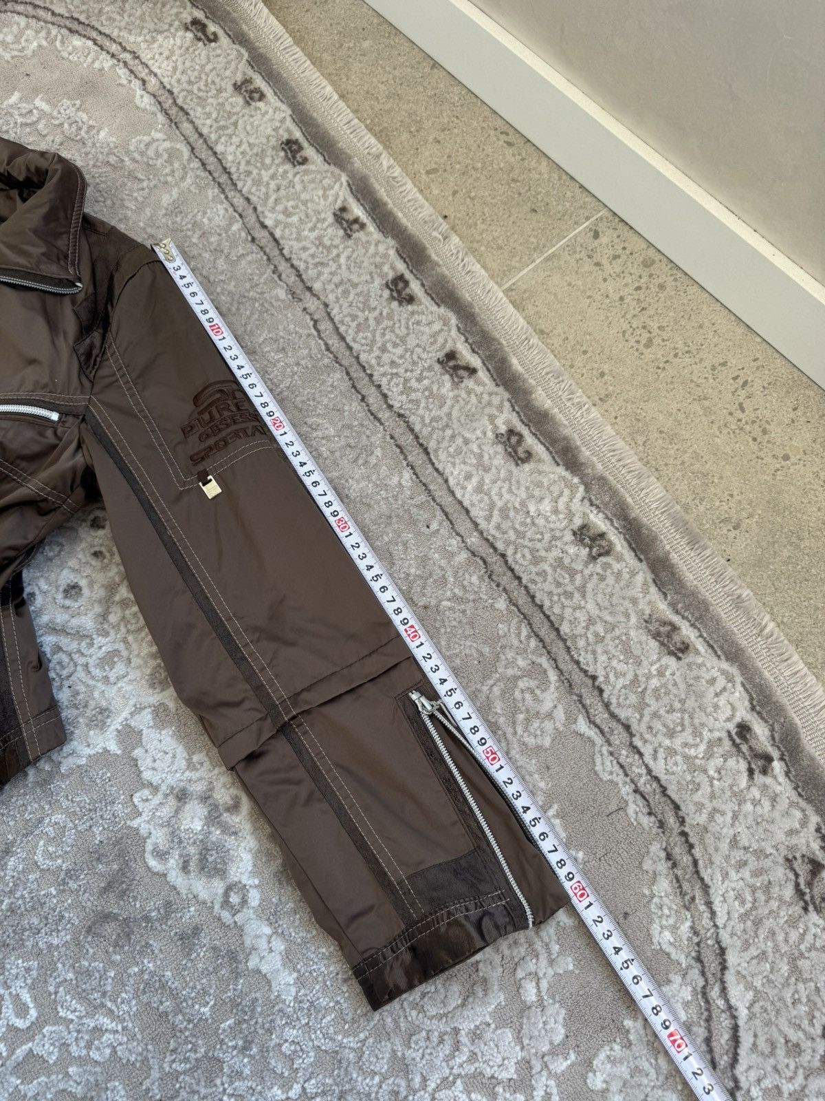 Japanese Brand Vintage Y2K Diesel Style Multi Zip Nylon Bomber Jacket Size S / US 4 / IT 40 - 5 Thumbnail