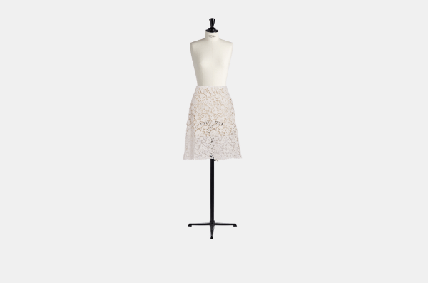 image of Dior O1Bcso1Str0224 Skirt In Ecru, Women's (Size 34)