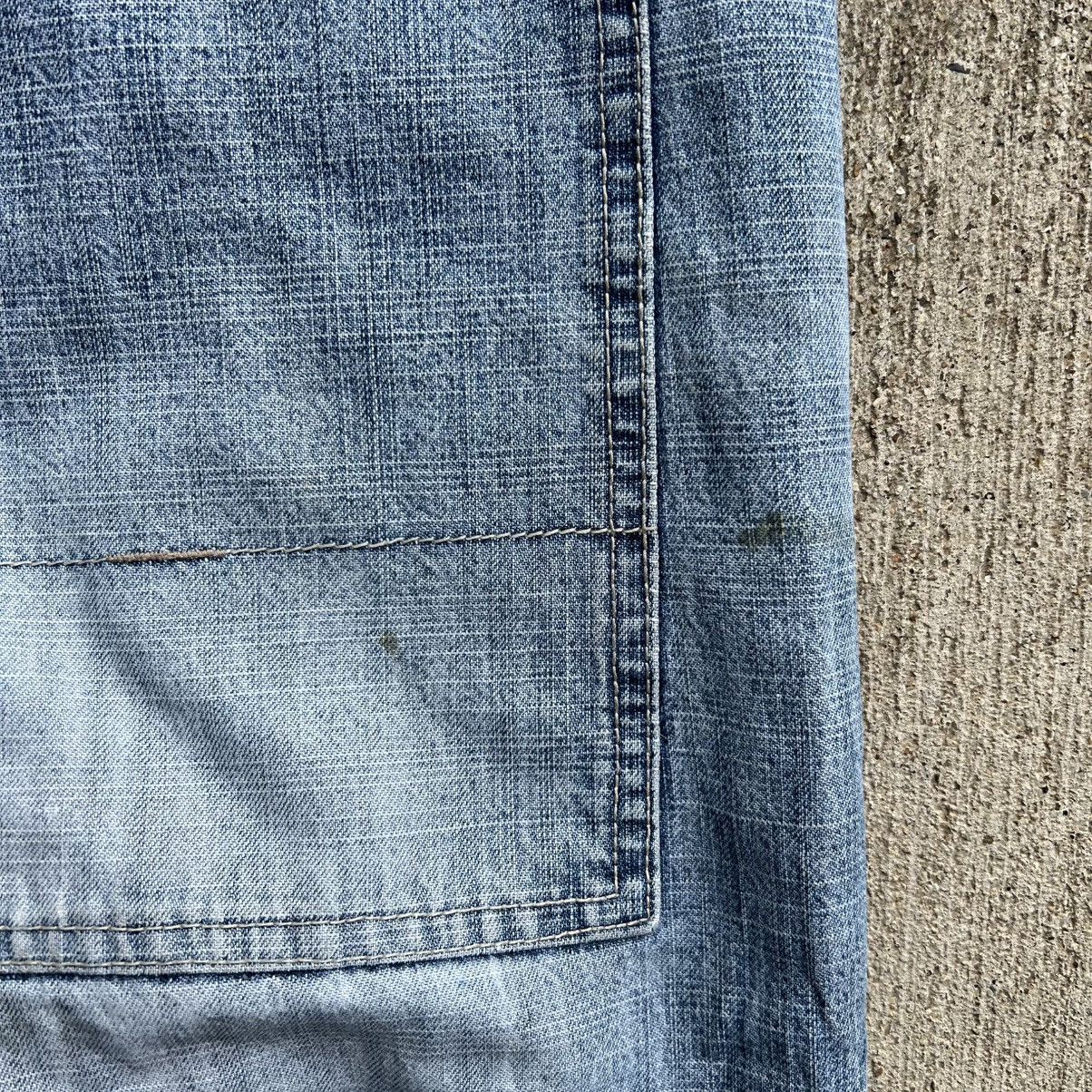 Japanese Brand × Southpole Crazy Vintage 90’s Jnco Style Patches Baggy Blue Jeans USA Size US 34 / EU 50 - 11 Thumbnail