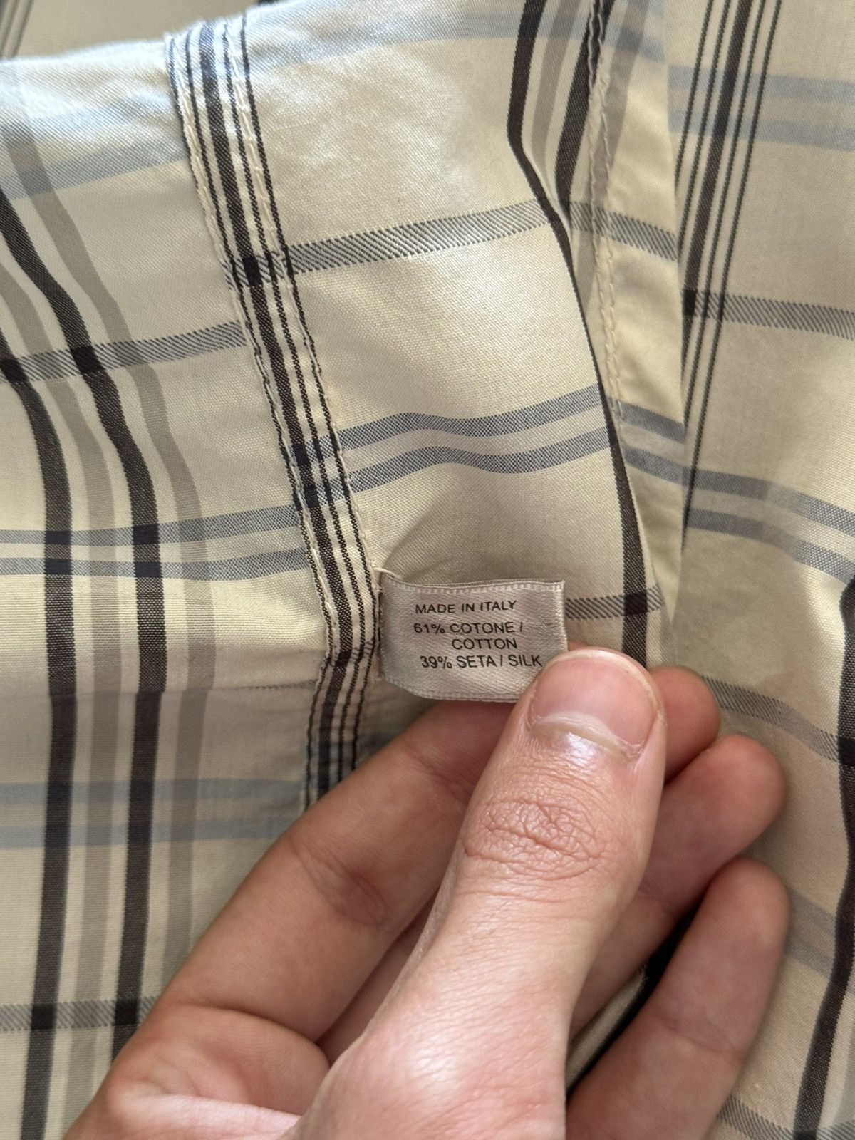 Bottega Veneta Bottega Veneta S/S 2008 Cotton Silk Shirt Jacket Size US S / EU 44-46 / 1 - 7 Thumbnail