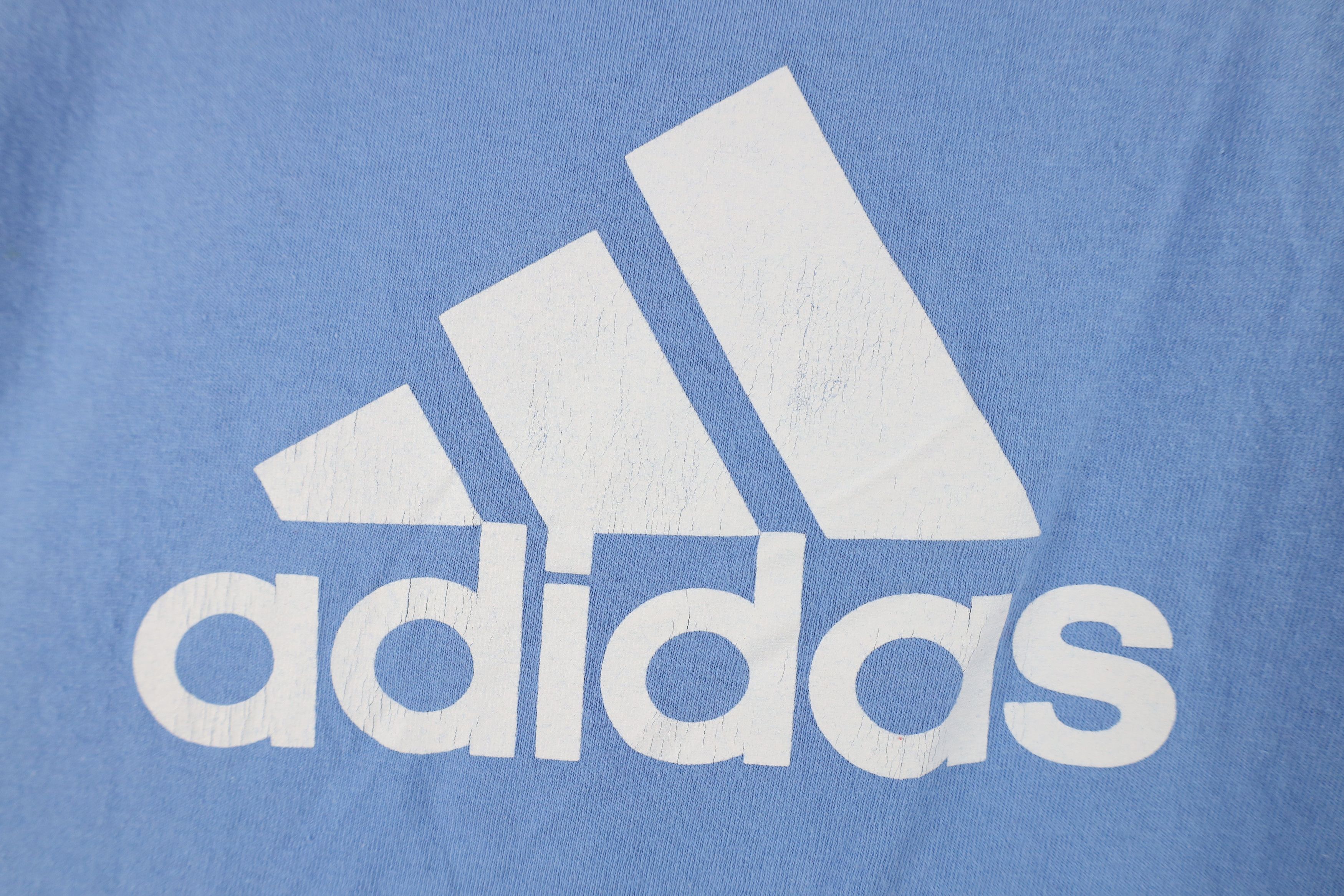 Adidas Vintage Adidas Madonna University Volleyball T-Shirt Blue Size US L / EU 52-54 / 3 - 8 Thumbnail