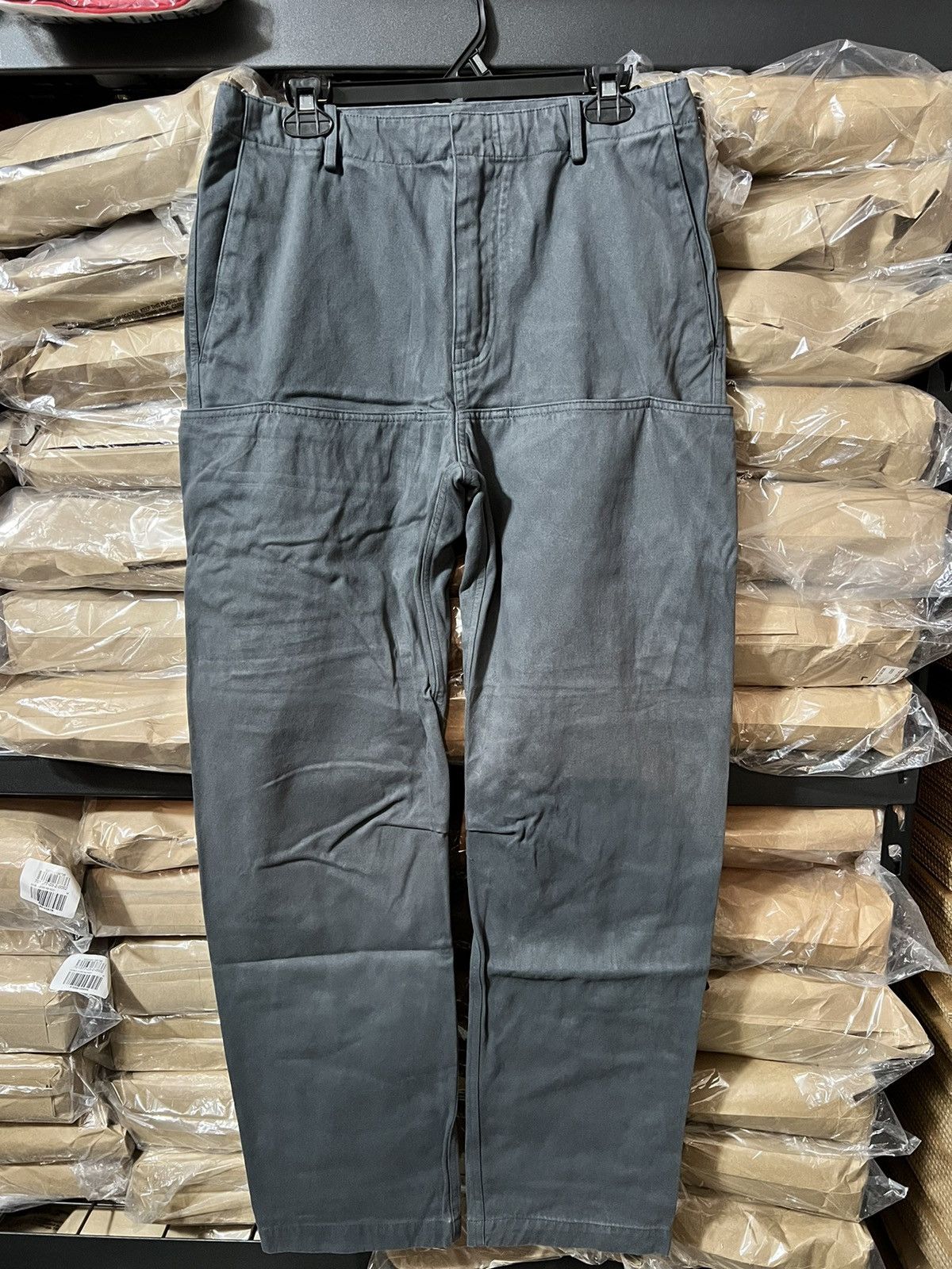 Gap × Kanye West Yeezy Gap Sateen Cargo Pants Dark Green | Grailed