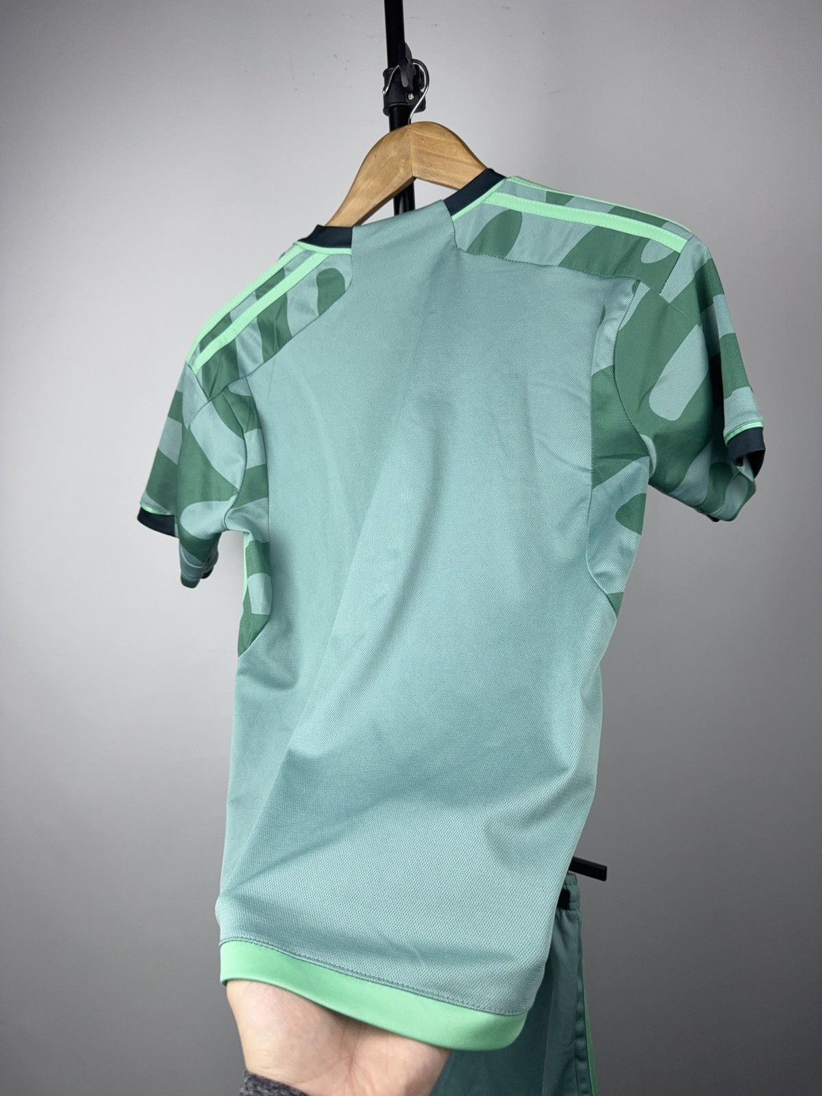 Adidas Celtic FC Adidas Camouflage Green Third Jersey & Shorts 26 Size US XXS / EU 40 - 10 Thumbnail