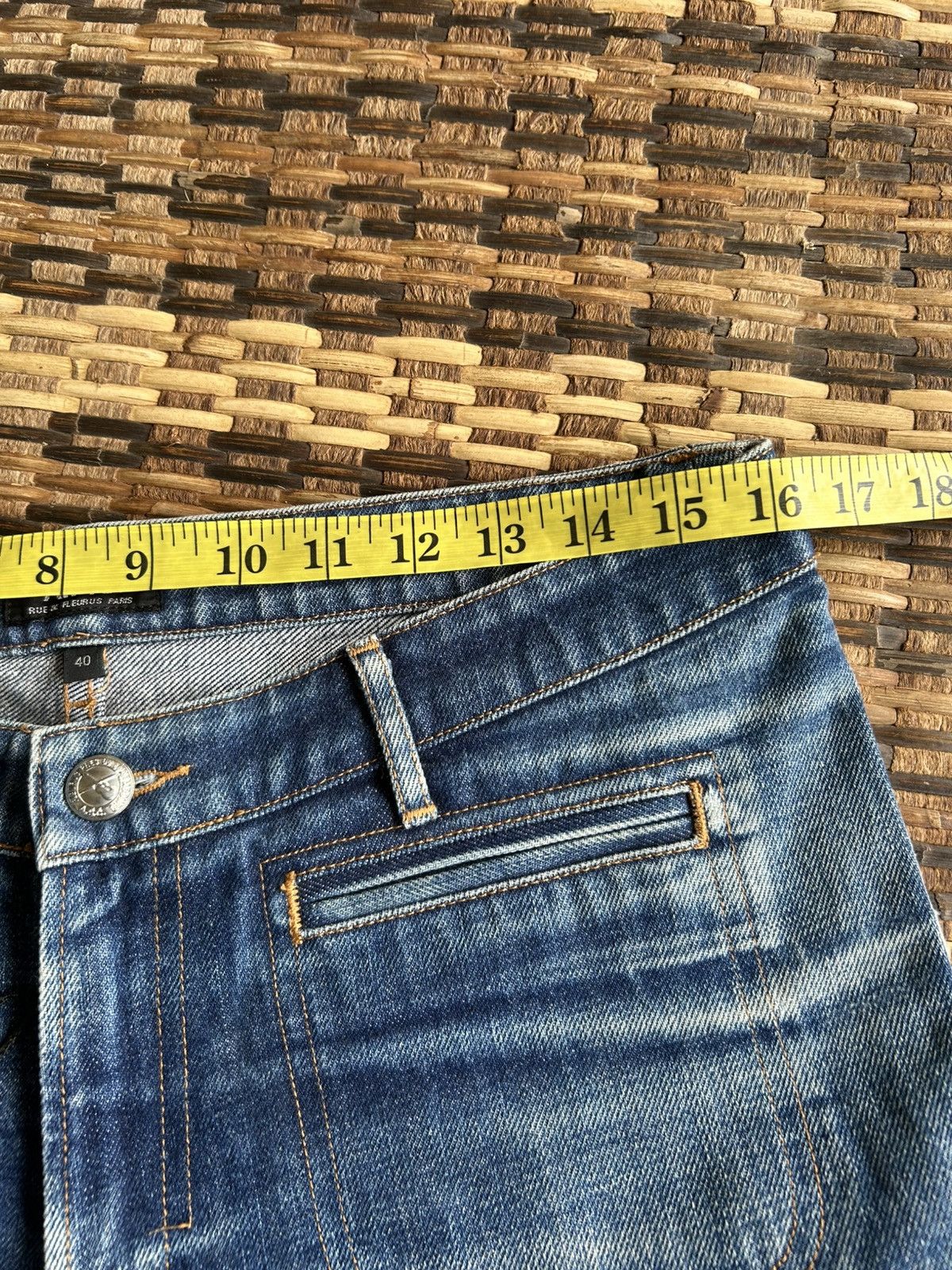 Japanese Brand × Kapital × Vintage Flare A.P.C Mudwash Denim Jeans Size US 32 / EU 48 - 7 Thumbnail
