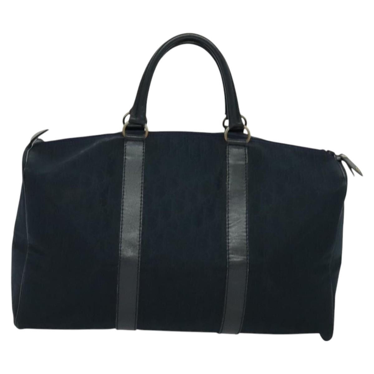 Dior DIOR Trotter Canvas Boston Bag Navy Size ONE SIZE - 3 Thumbnail