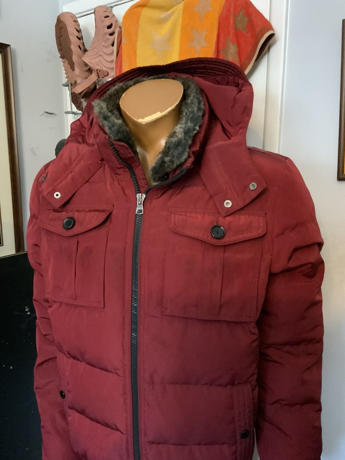 Tommy Hilfiger Tommy Hilfiger Quilted Down Feather Fill Zip Puffer Jacket Size US L / EU 52-54 / 3 - 17 Thumbnail