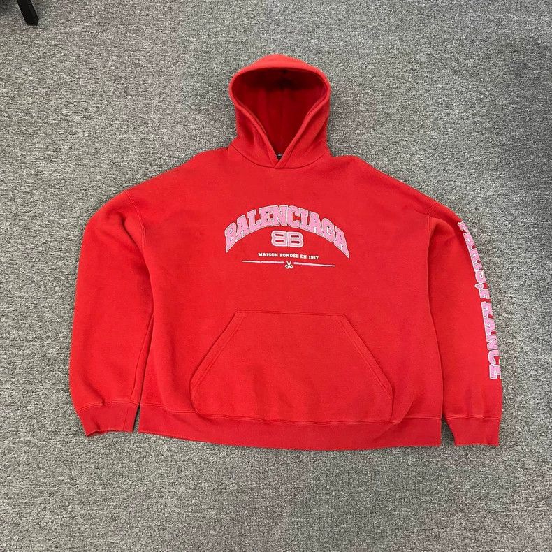 Balenciaga Balenciaga Make an old Logo hooded sweater Size US M / EU 48-50 / 2 - 1 Thumbnail
