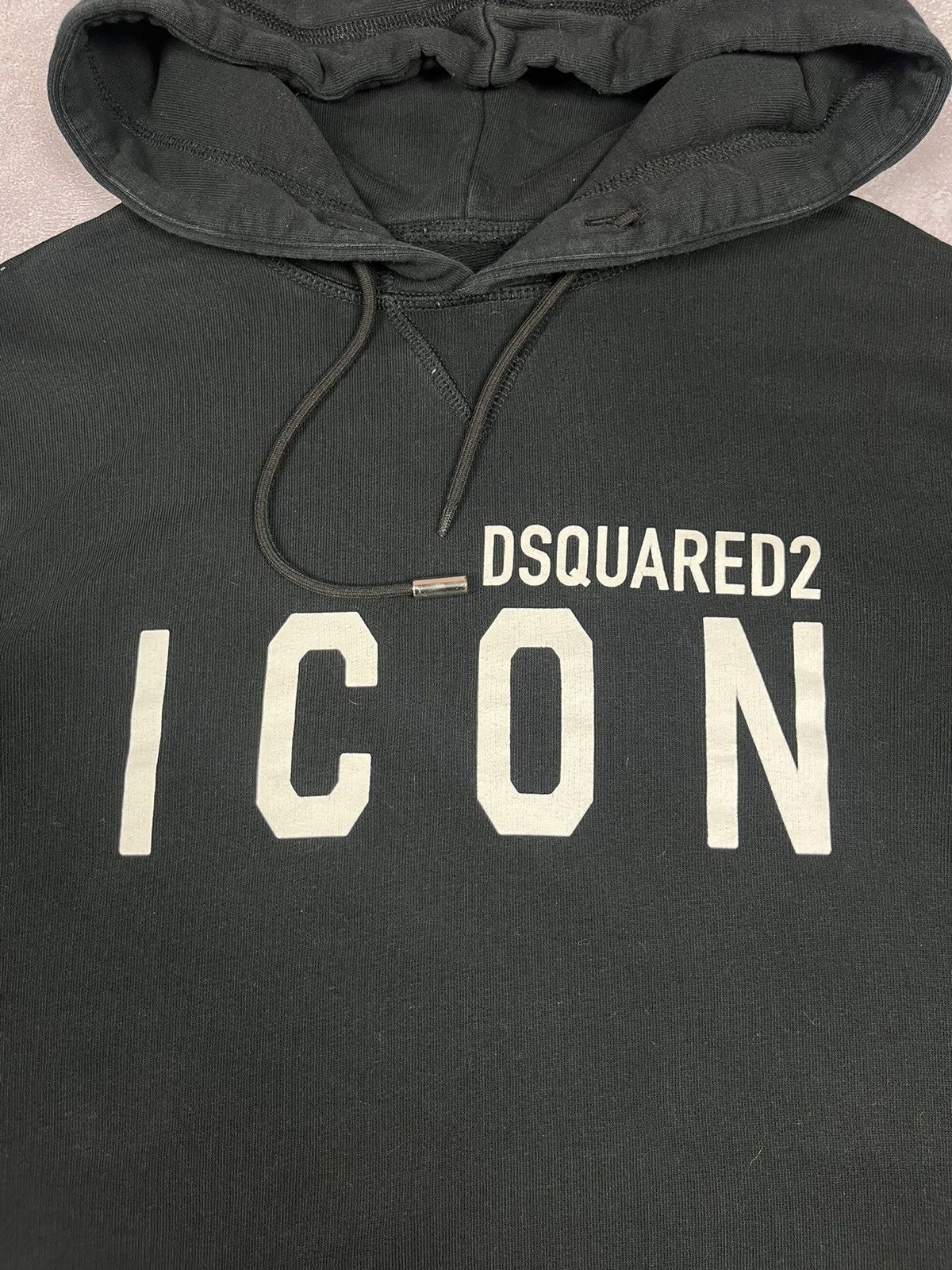 Dsquared2 Dsquared Icon Hoodie Black Big Logo Size US M / EU 48-50 / 2 - 2 Thumbnail
