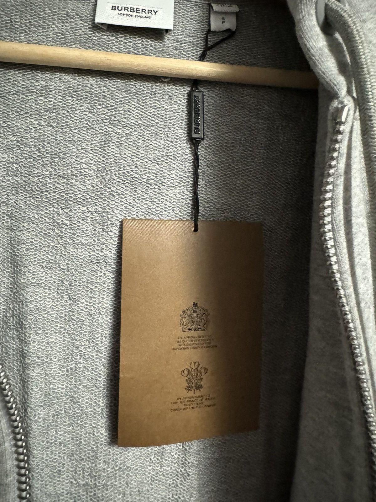 Burberry Burberry Pale Grey Mela Hoodie Size US S / EU 44-46 / 1 - 6 Thumbnail