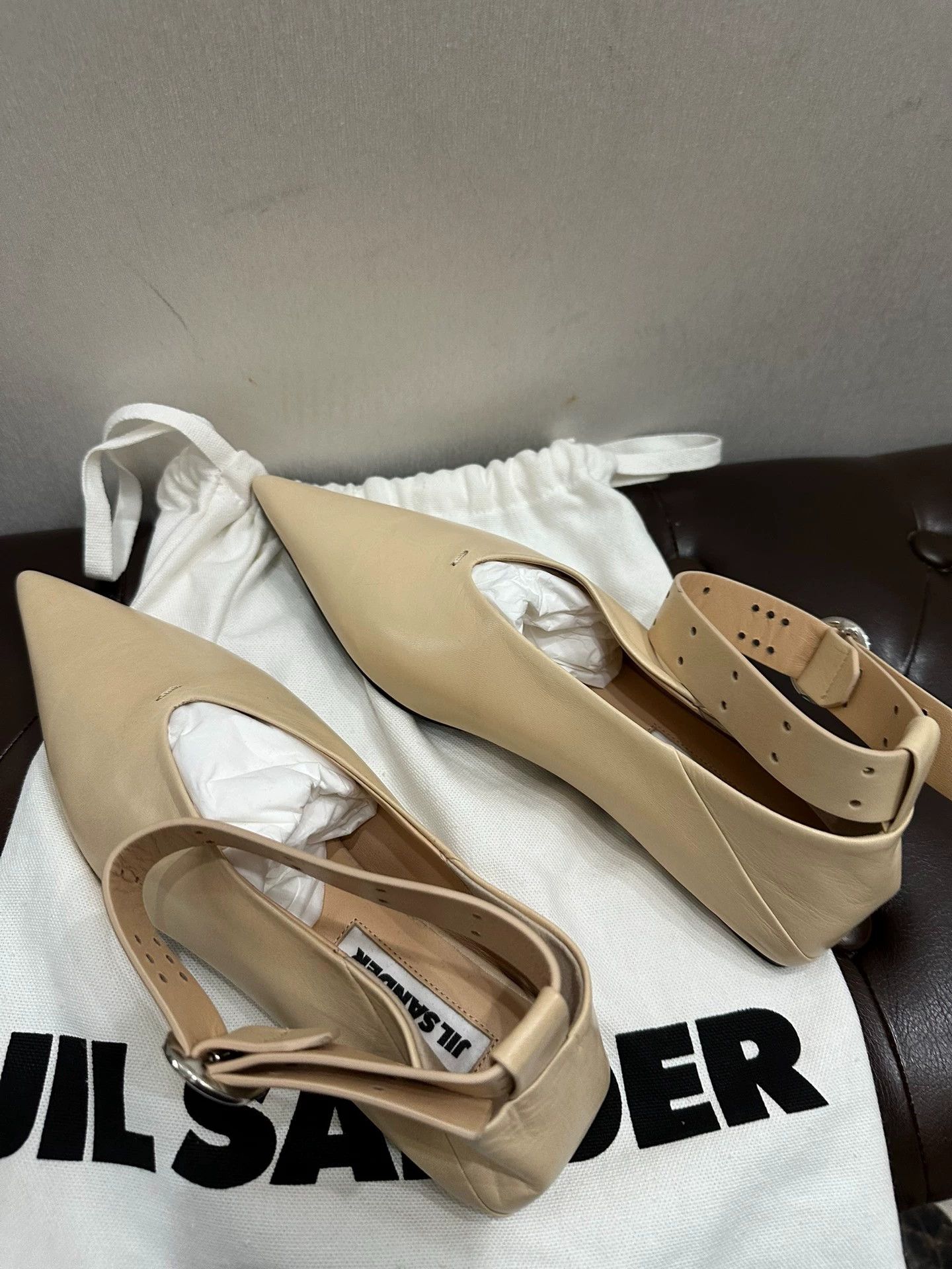 Jil Sander Jil Sander Pointed Toe Flats 37 New Authentic Size US 6.5 / IT 36.5 - 9 Thumbnail
