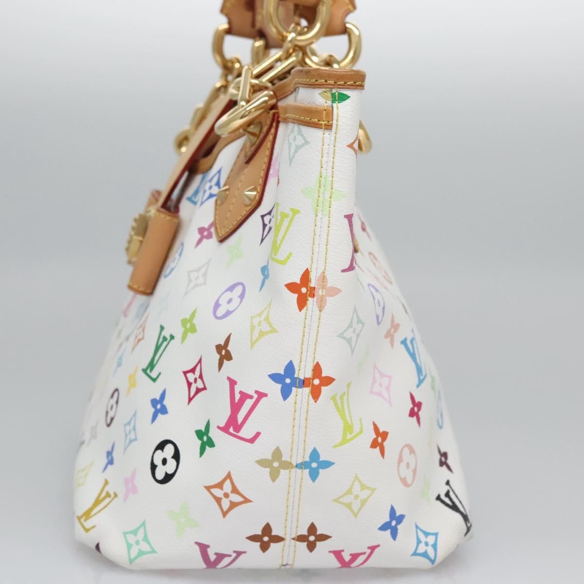 Louis Vuitton LOUIS VUITTON Monogram Multicolor Annie GM Tote Bag White Size ONE SIZE - 4 Thumbnail