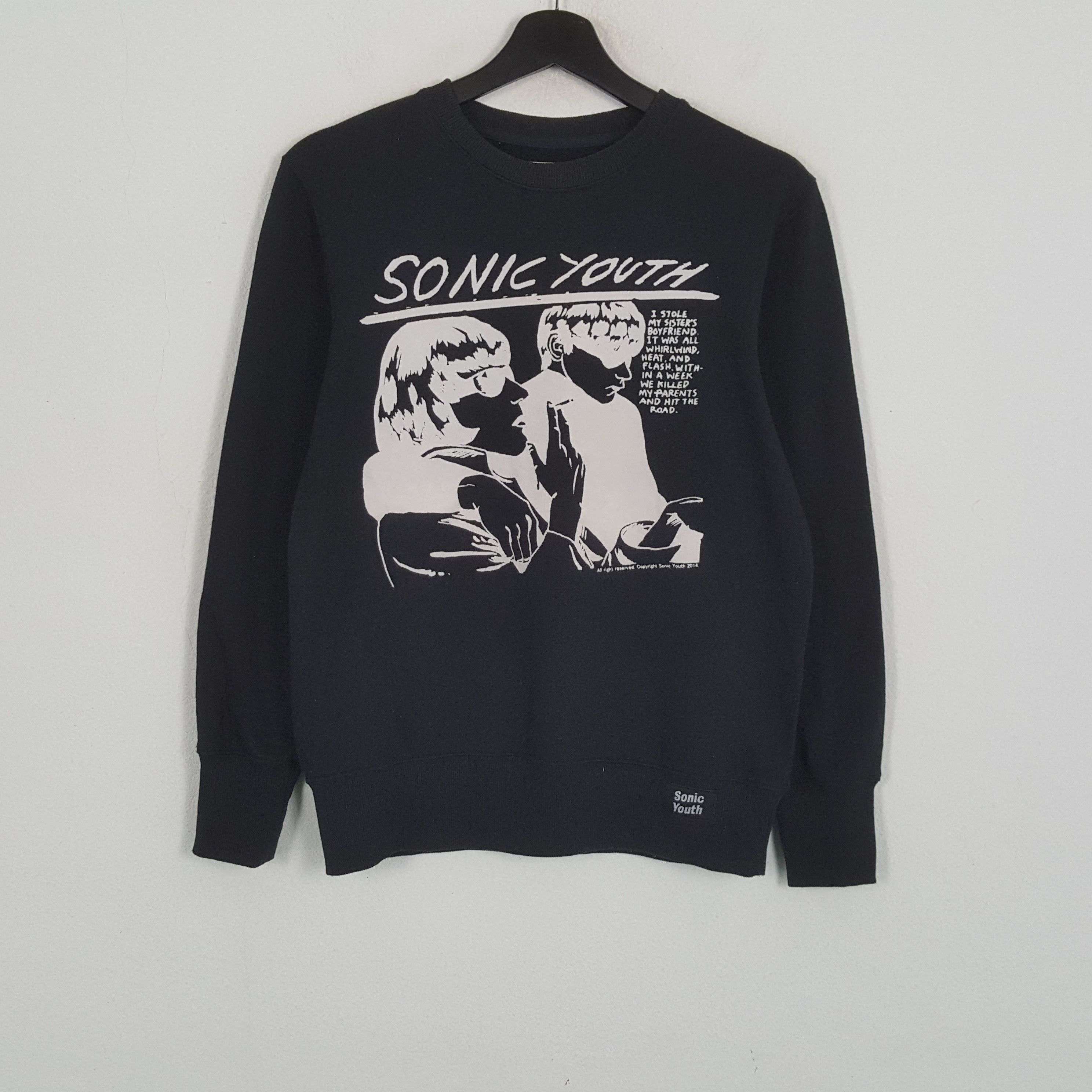 Band Tees × Vintage SONIC YOUTH Rock Band Music Streetwear Sweatshirt Size US XS / EU 42 / 0 - 1 Thumbnail