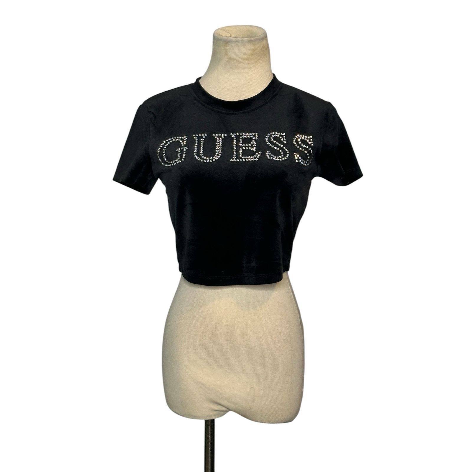 Guess Guess rhinestones front logo short sleeves t-shirt size XS Size XS / US 0-2 / IT 36-38 - 13 Thumbnail