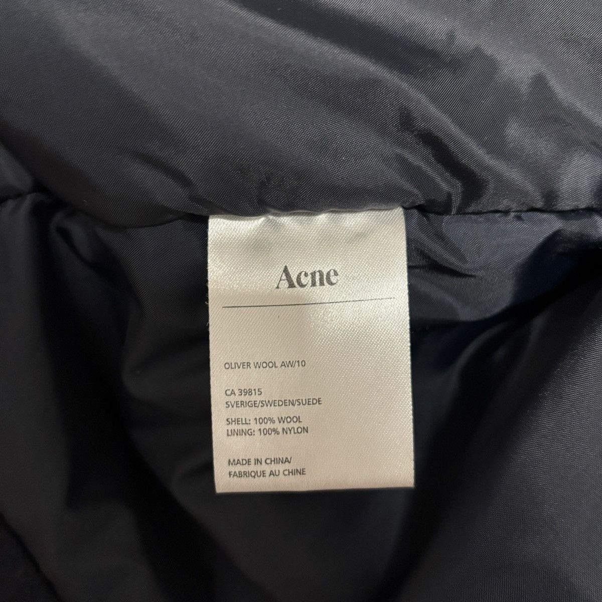 Acne Studios Acne Studios AW10 Wool Biker jacket Size US M / EU 48-50 / 2 - 8 Thumbnail