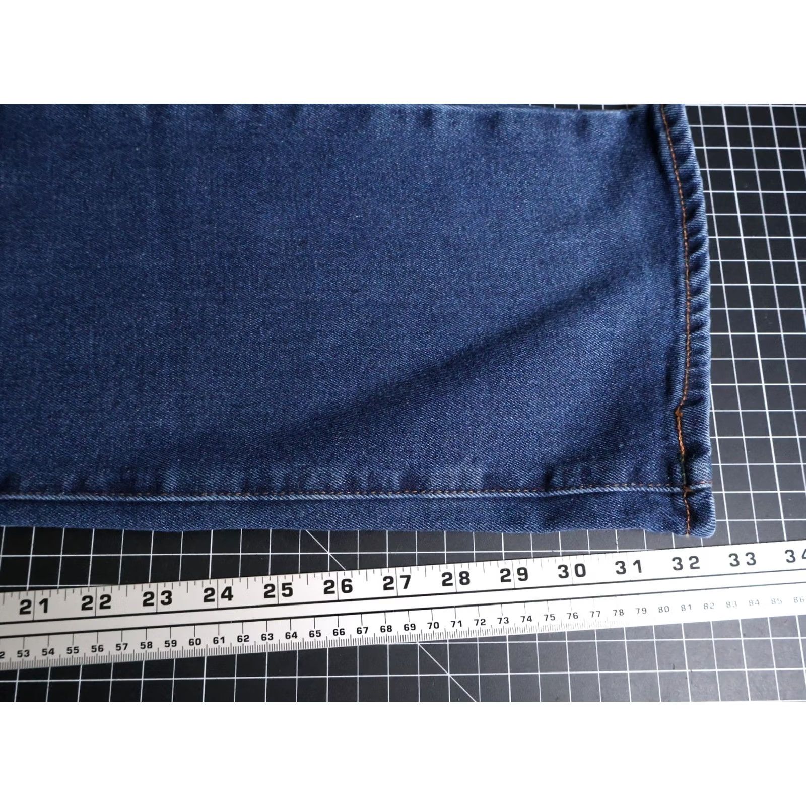 True Religion VINTAGE True Religion Jeans Mens 36 x 32 Blue Ricky Relaxed Straight Leg Cotton Blend Denim Hook Fly Size US 36 / EU 52 - 7 Thumbnail