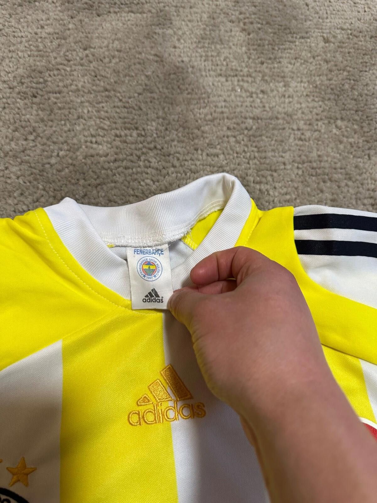 Adidas 2007-08 Adidas Fenerbahce Away Football Shirt Soccer Jersey Size US S / EU 44-46 / 1 - 5 Thumbnail