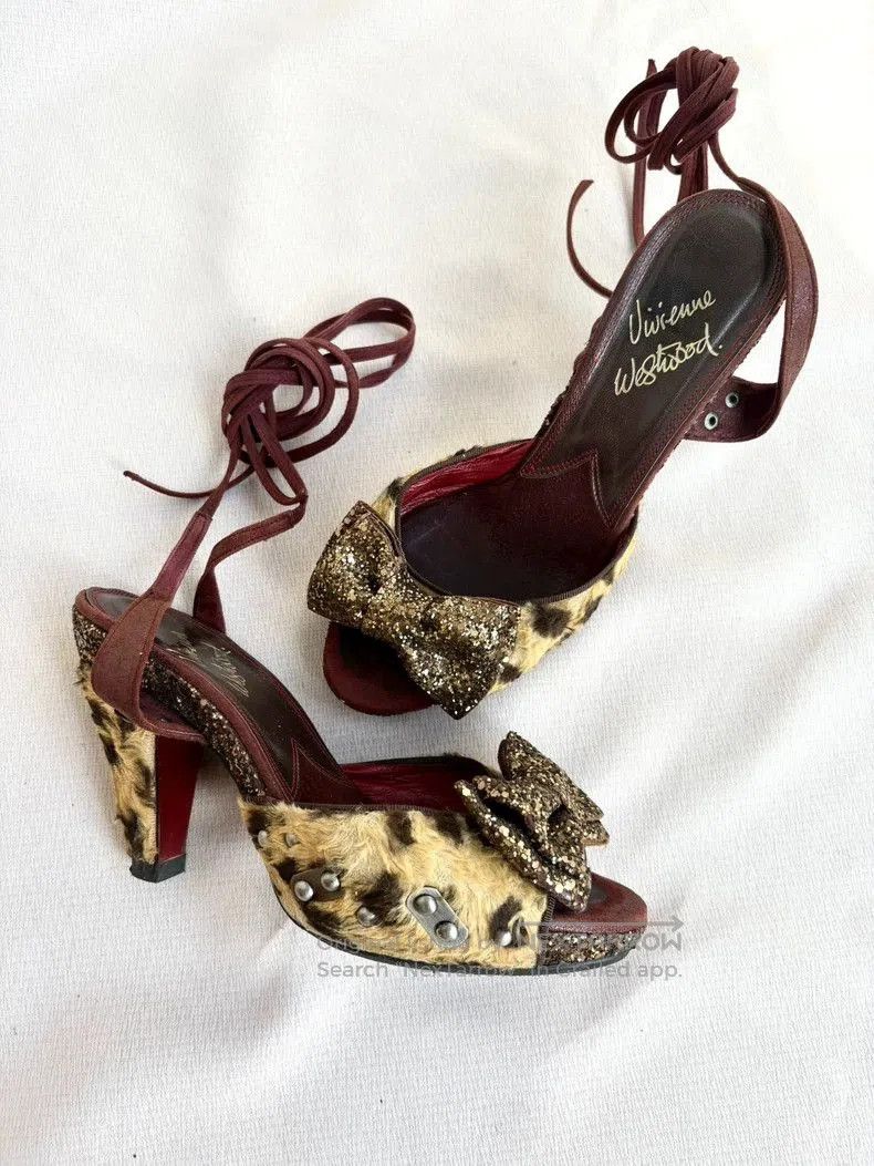 Vivienne Westwood Vivienne Westwood Leopard Studded Heels. Size US 8 / EU 41 - 1 Thumbnail
