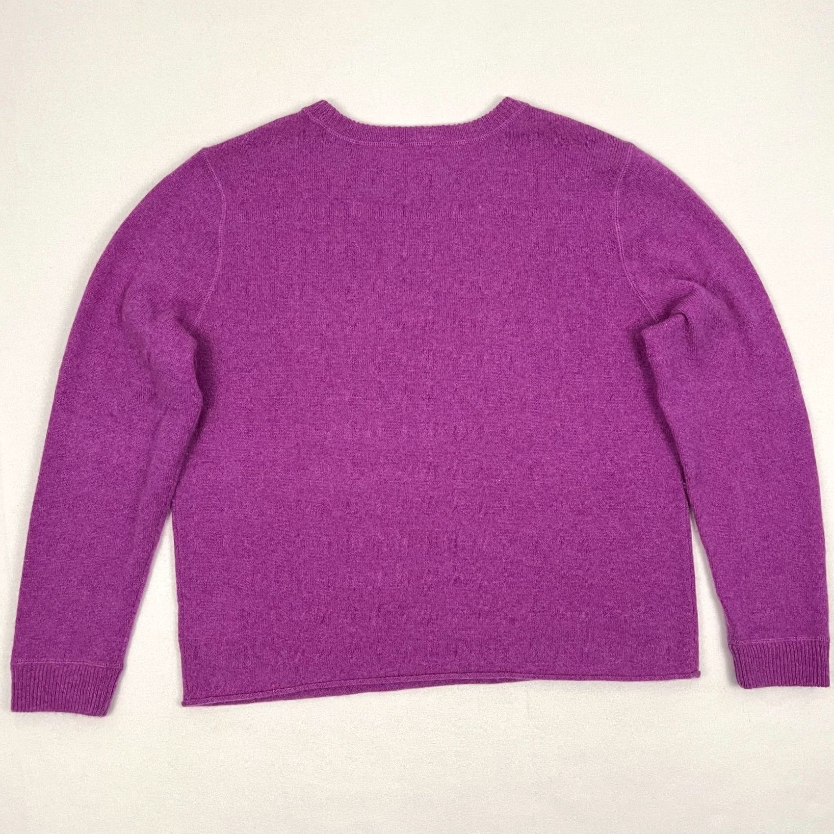 Reformation Reformation Sweater Womens M Purple Recycled Cashmere Knit Crewneck Luxe Preppy Size M / US 6-8 / IT 42-44 - 7 Thumbnail