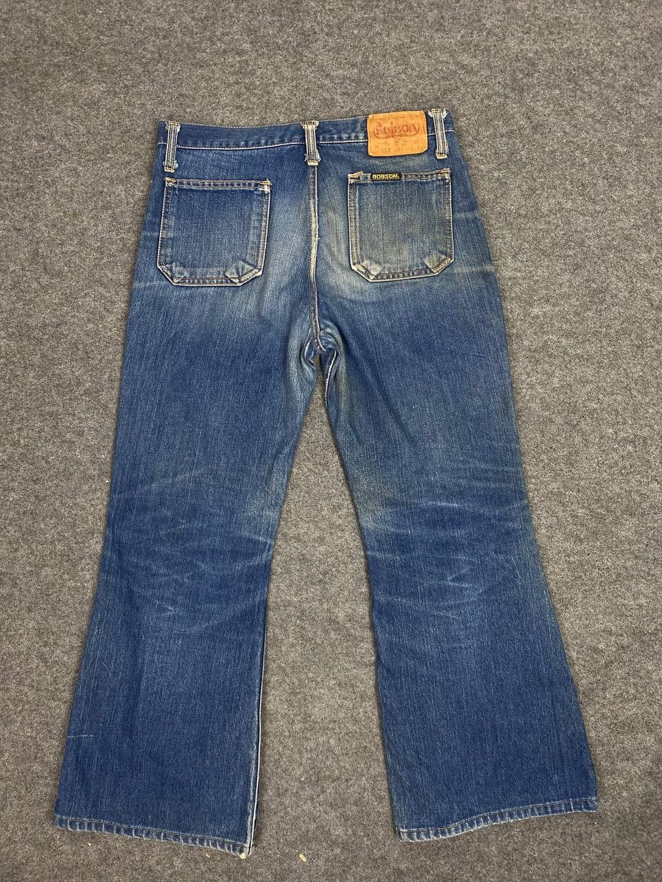 Japanese Brand vintage bobson bootcut flare denim nice design Size US 31 - 2 Thumbnail