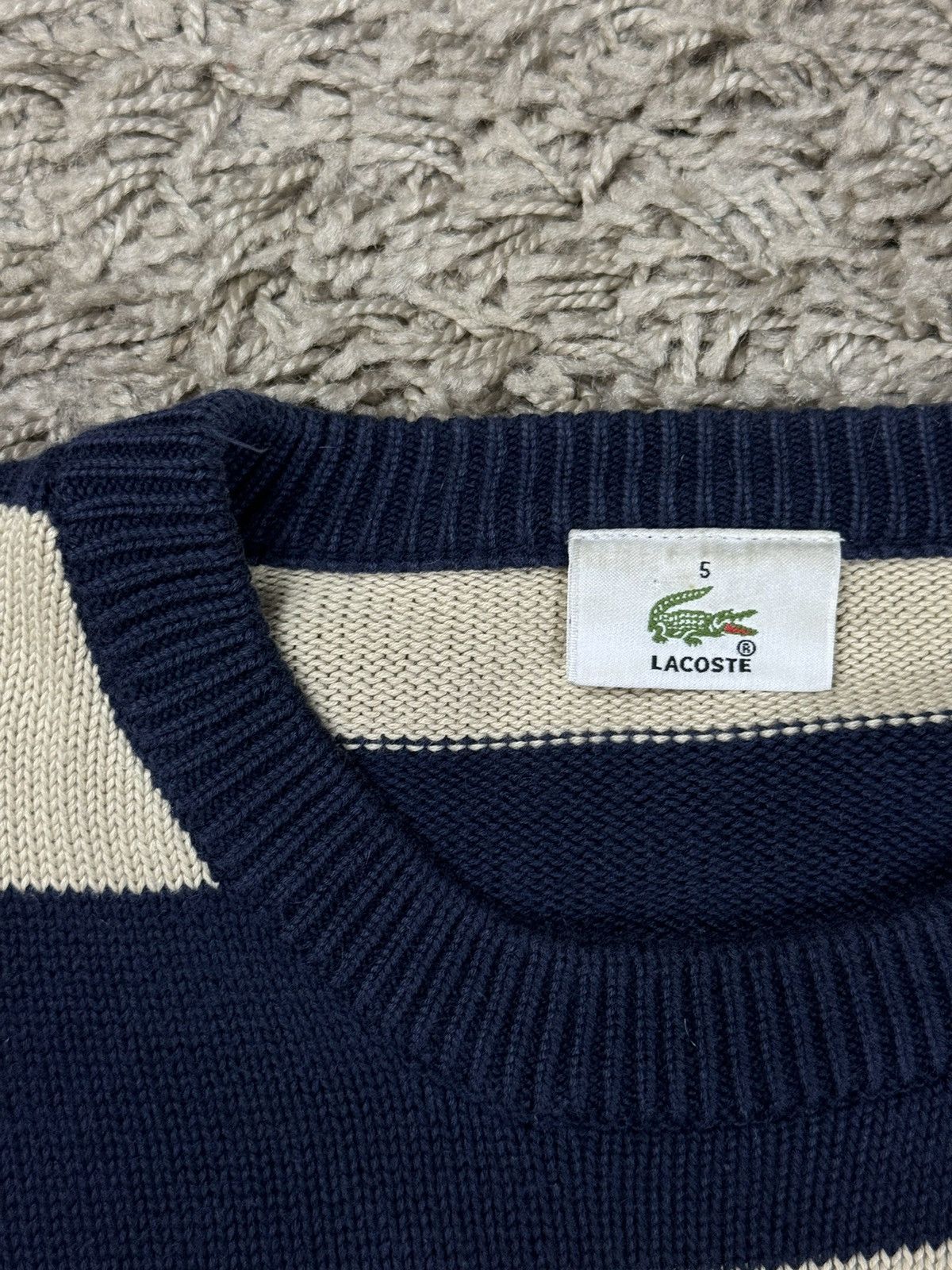 Lacoste Sweater crewneck Lacoste original old money item Size US L / EU 52-54 / 3 - 4 Thumbnail