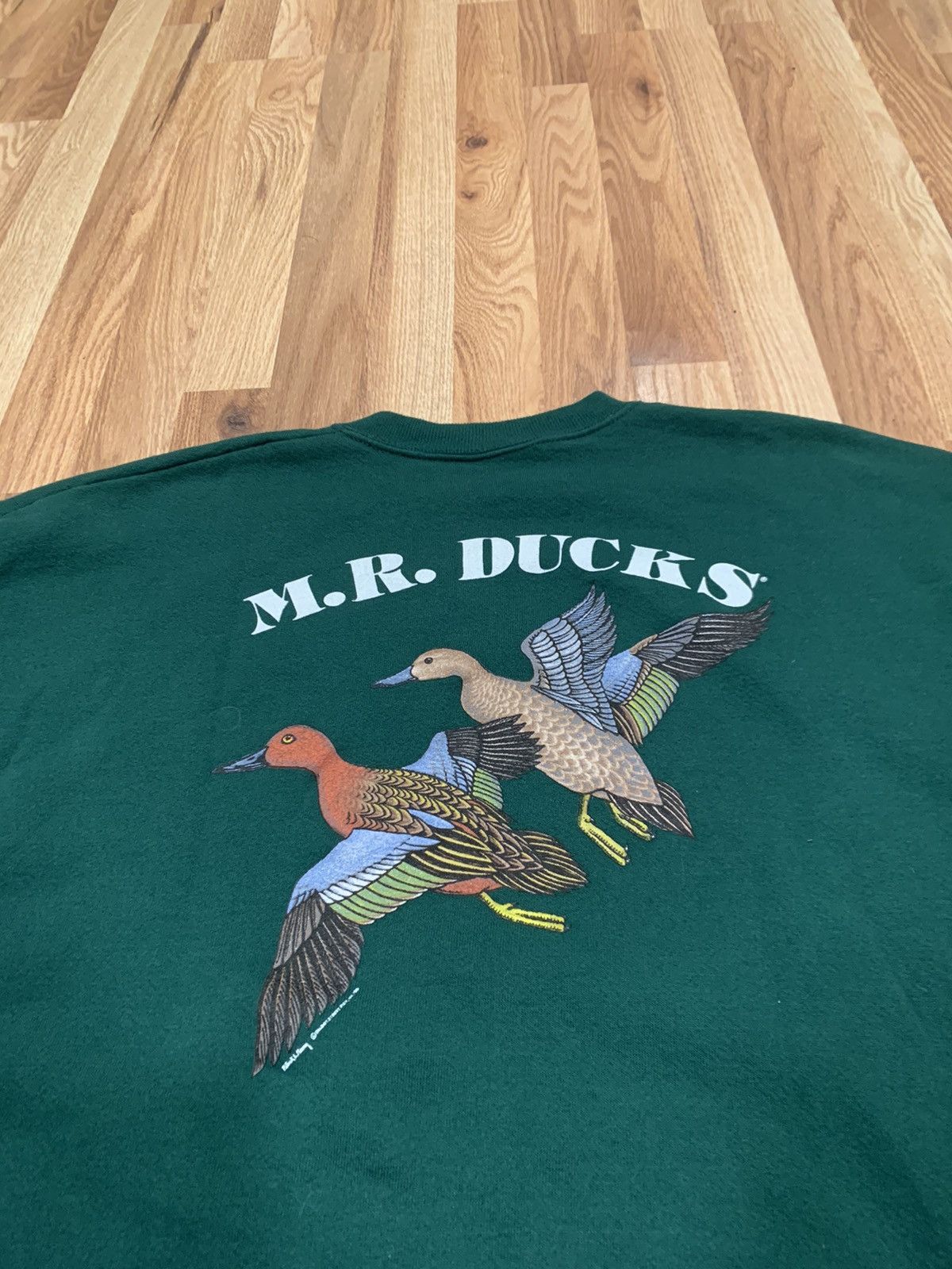 Vintage 1996 Vintage M.R. Ducks Sweatshirt Size US XL / EU 56 / 4 - 4 Thumbnail