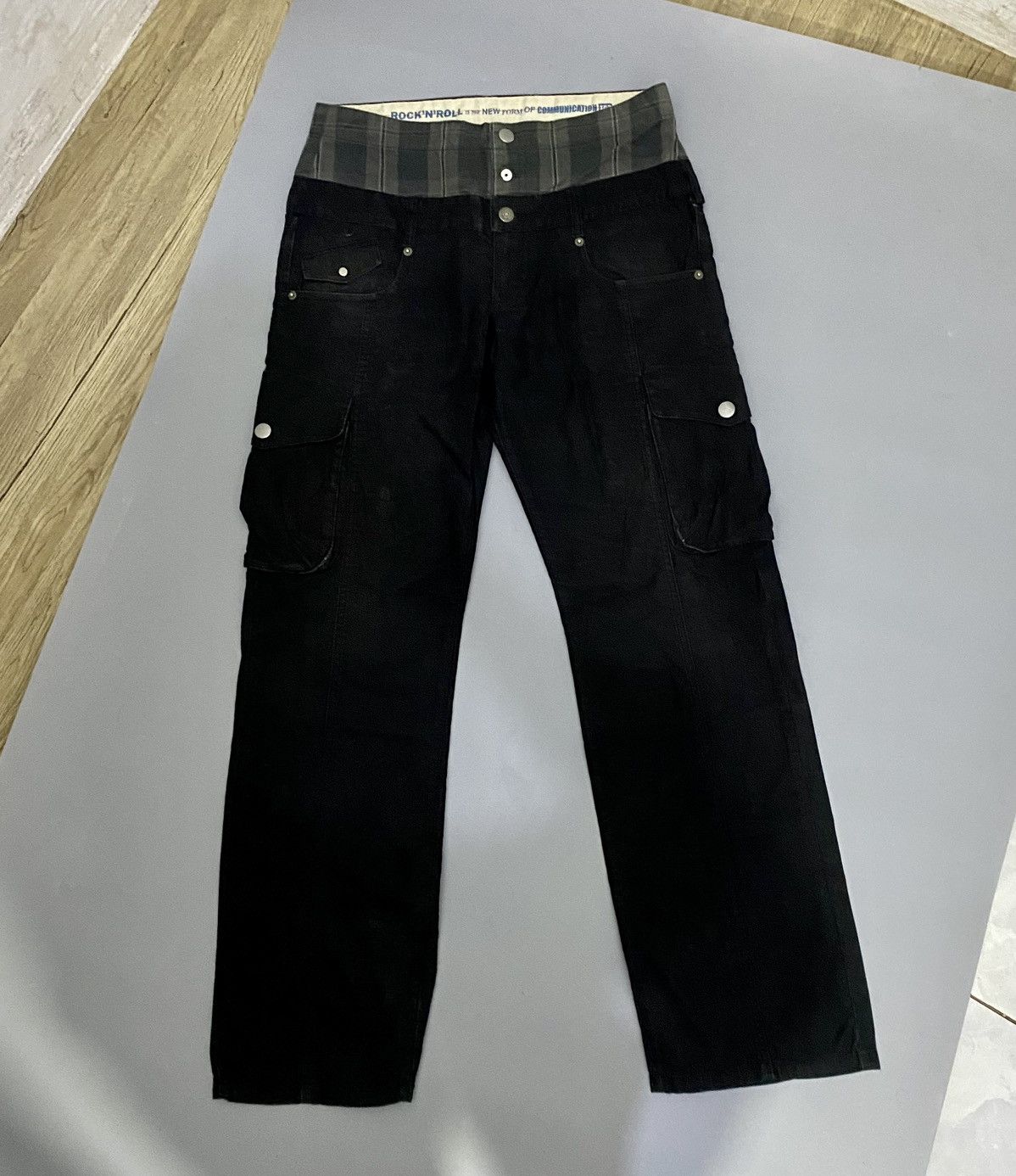 If Six Was Nine × Le Grande Bleu (L.G.B.) × PPFM 💥Double Waist💥Ppfm Rock n Roll Pants Size US 31 - 1 Thumbnail
