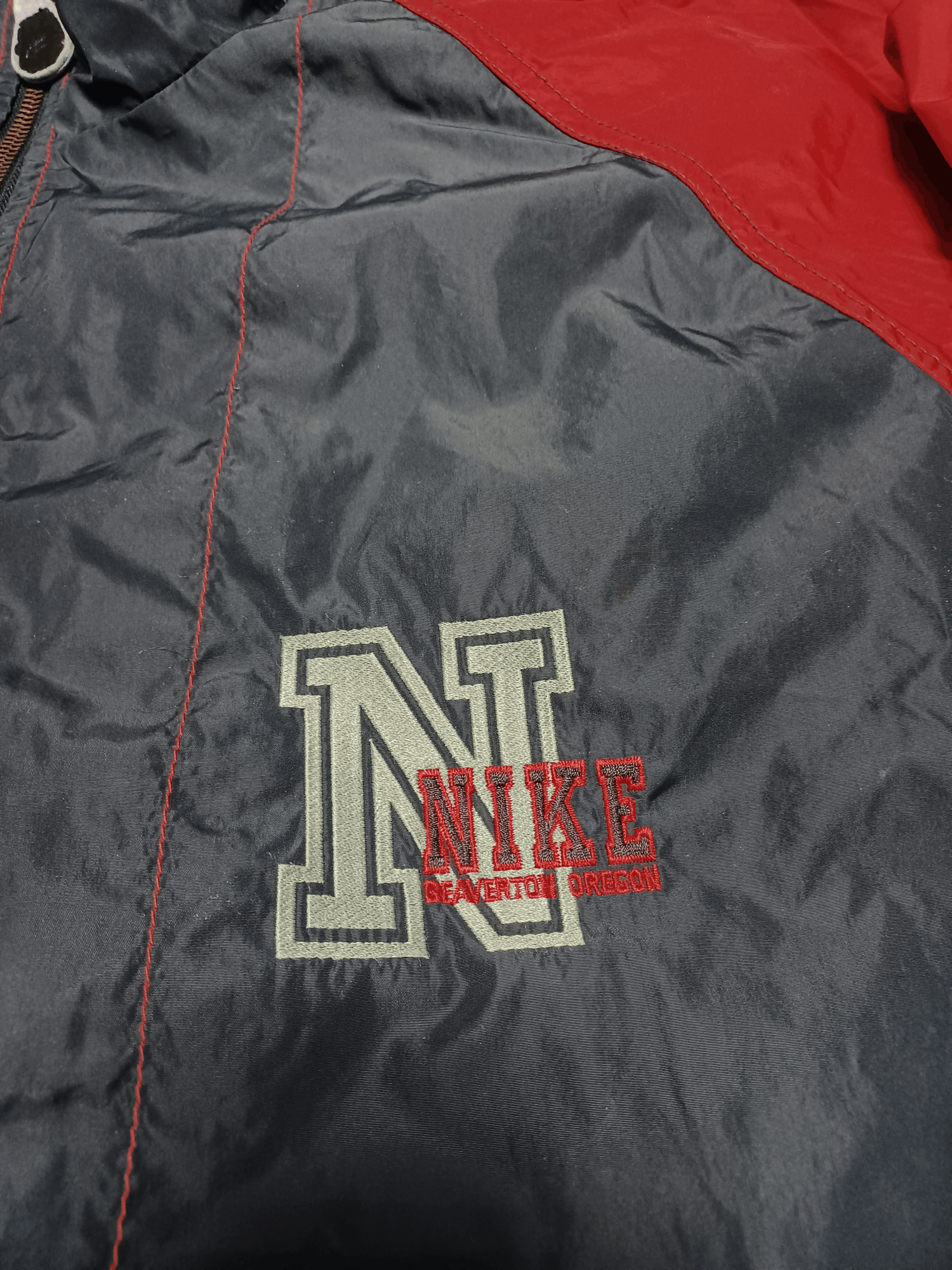 Nike EARLY 90S BIGLOGO NIKE NYLON TRACKING JACKET OVERSIZE Size US XL / EU 56 / 4 - 4 Thumbnail