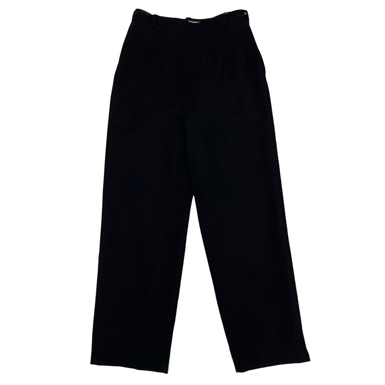 Chanel Chanel Black Wool Size ONE SIZE - 1 Thumbnail