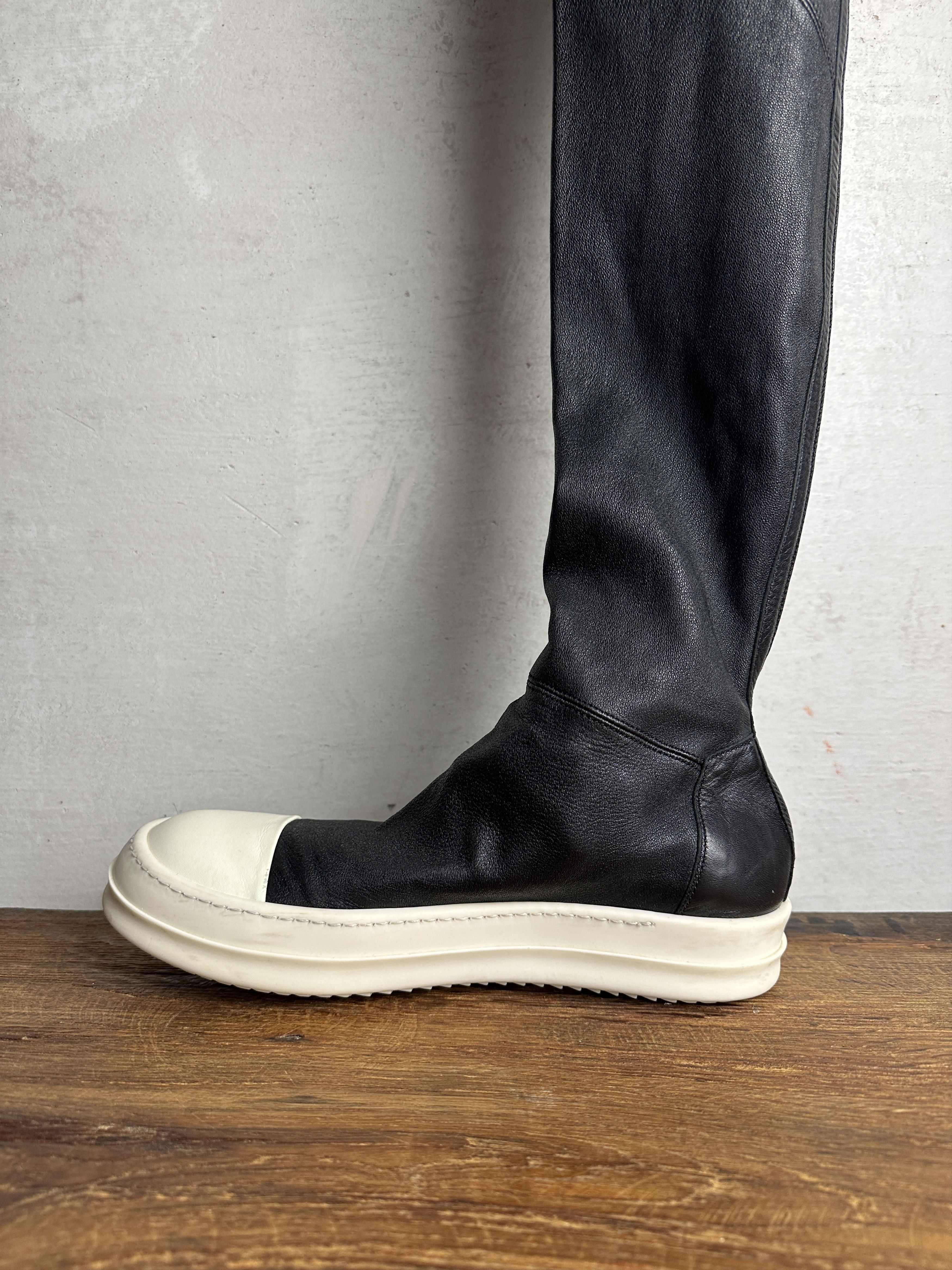 Rick Owens RICK OWENS FW14 MOODY KNEE-HIGH STOCKING SNEAKERS Size US 8 / IT 38 - 6 Thumbnail
