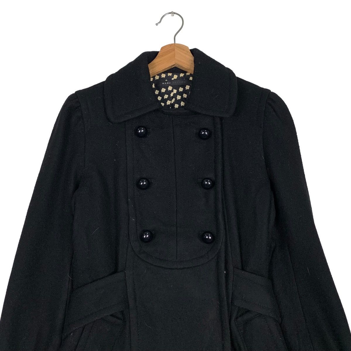 Marc Jacobs MARC JACOBS Double Breasted Wool Coat #0223-C10 Size S / US 4 / IT 40 - 3 Thumbnail