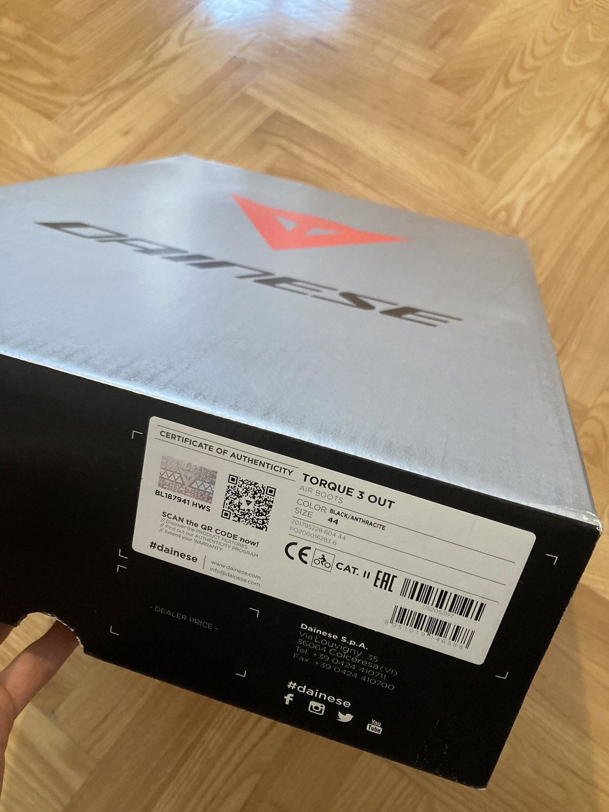 Dainese Dainese Torque 3 Moto Boots Size US 10 / EU 43 - 10 Thumbnail