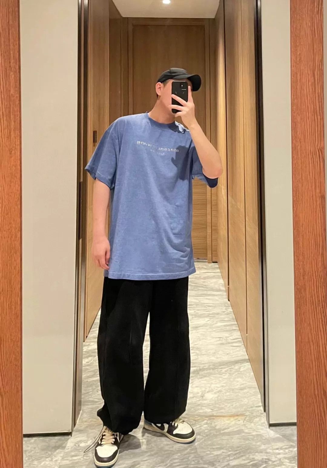 Alexander Wang Alexander Wang Mist Blue Crystal Logo Tee S Size US S / EU 44-46 / 1 - 7 Thumbnail