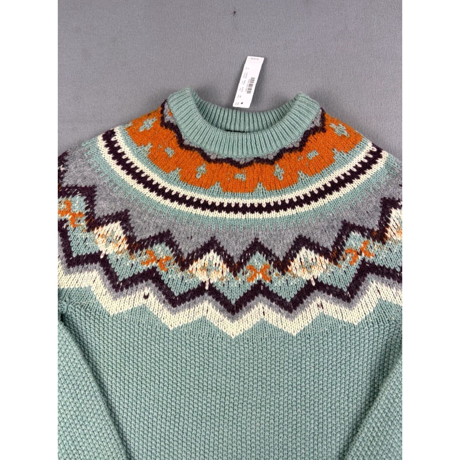J.Crew J. Crew Sweater Women’s S Multicolor Wool Blend Fair Isle Crew Neck Long Sleeve Pullover Lightweight Size S / US 4 / IT 40 - 2 Thumbnail